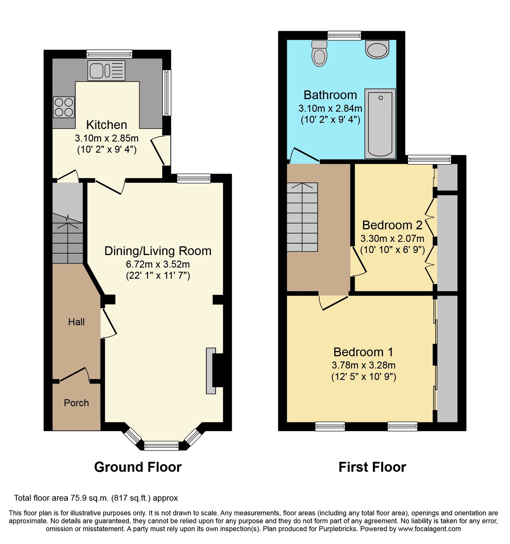 2 bed terraced house for sale in Sheringham Avenue, Romford RM7 Zoopla