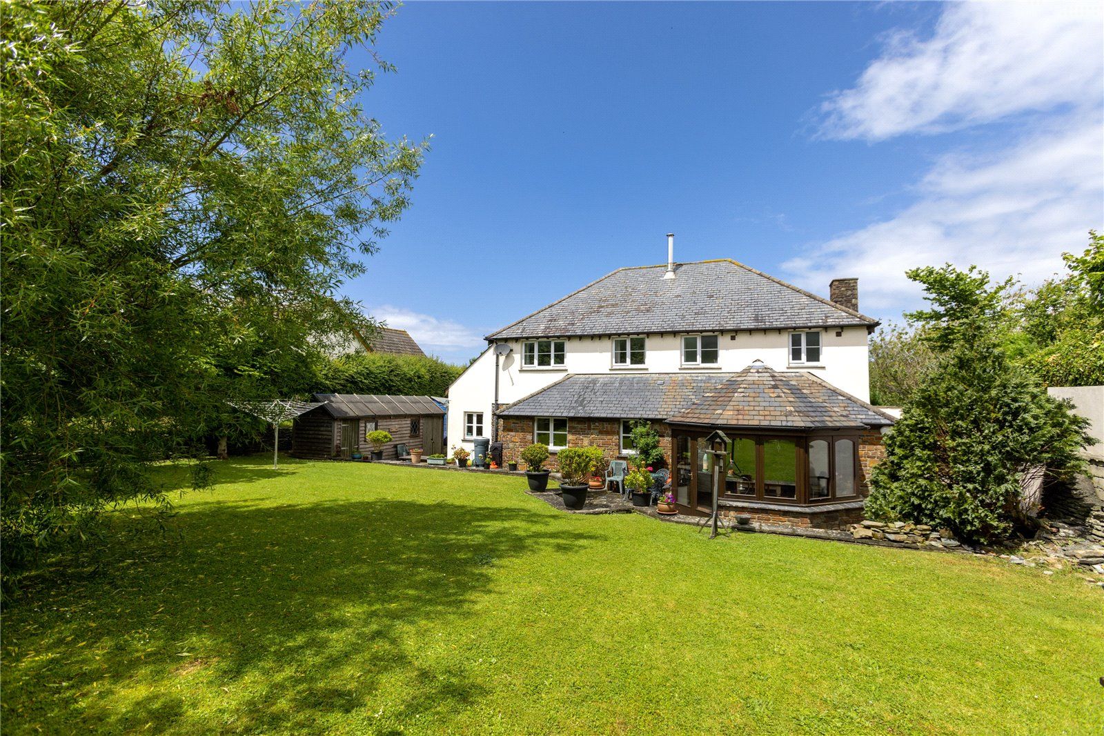 4 bed detached house for sale in Hilton Road, Marhamchurch, Bude