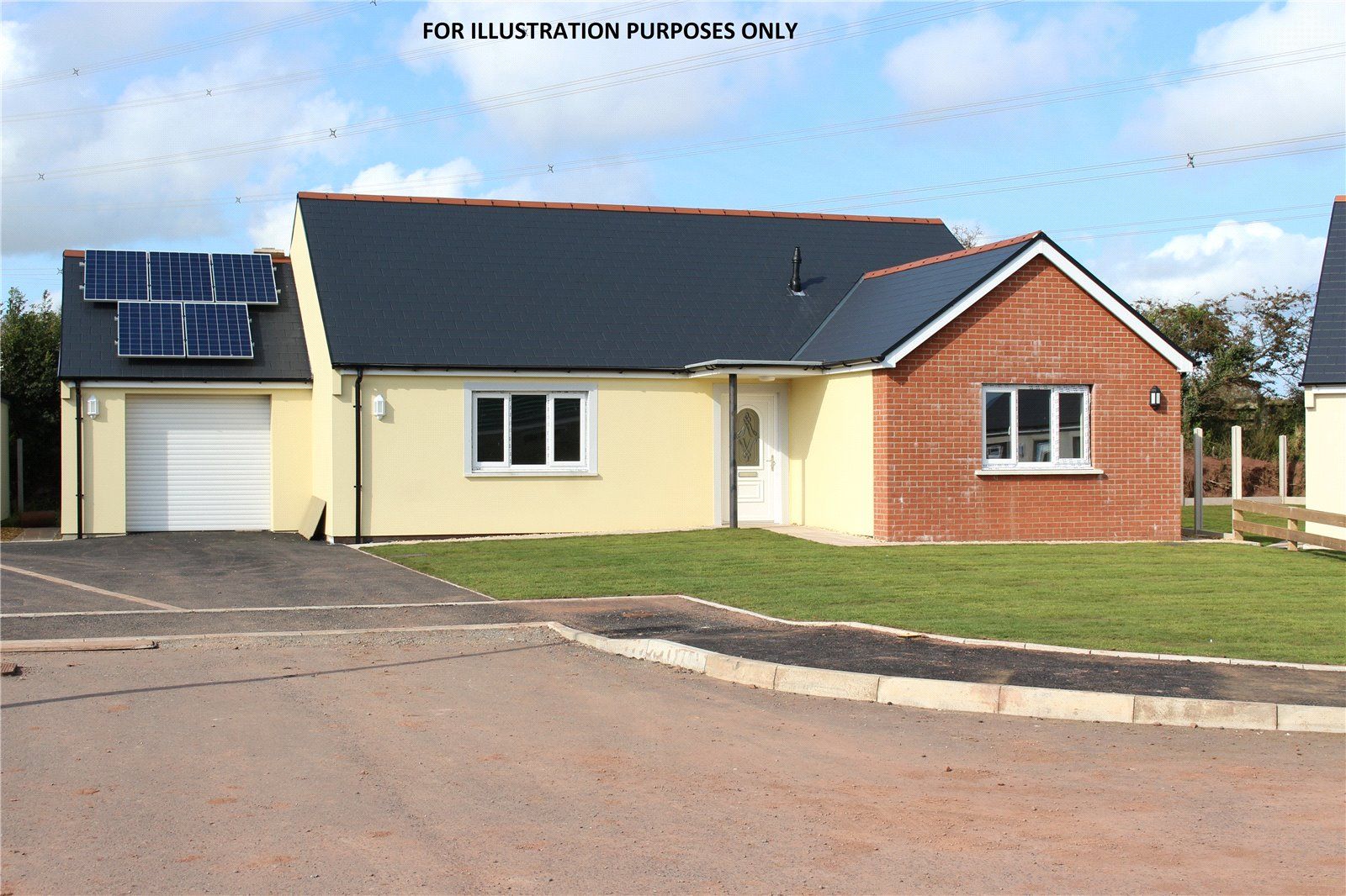 New home, 3 bed bungalow for sale in Bowett Close, Hundleton, Pembroke
