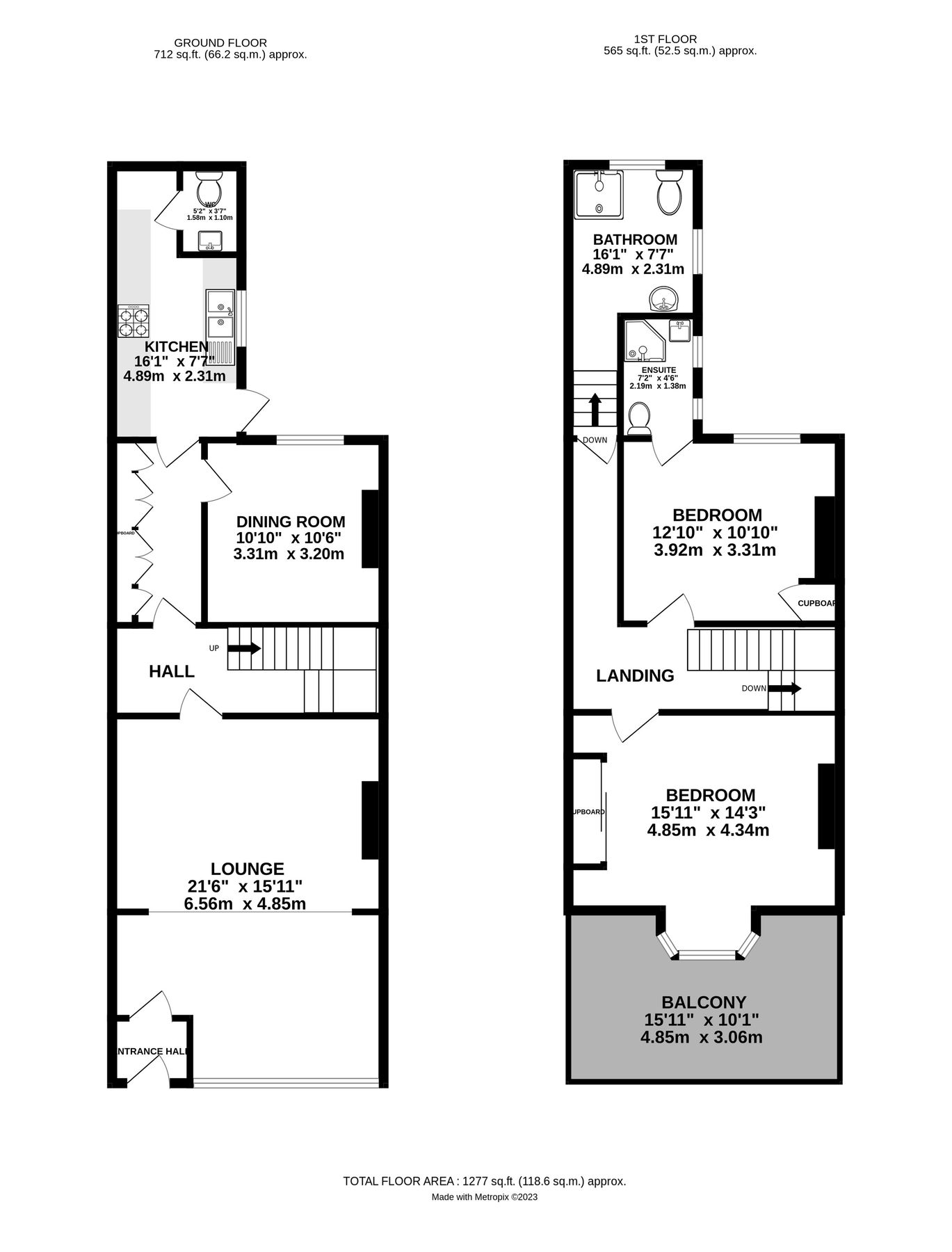 3 bed terraced house for sale in River Road, Littlehampton, West Sussex