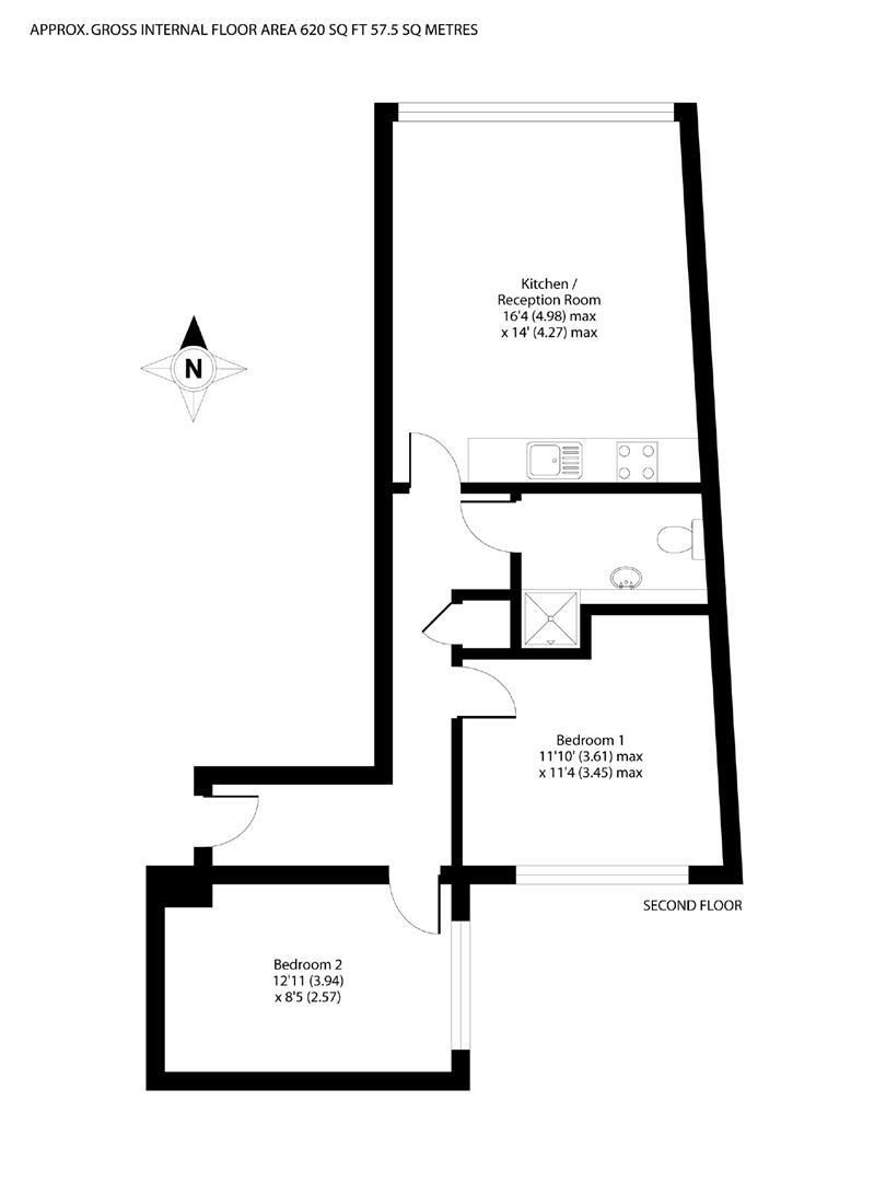 2 bed flat to rent in Richmond Road, Kingston Upon Thames KT2 Zoopla