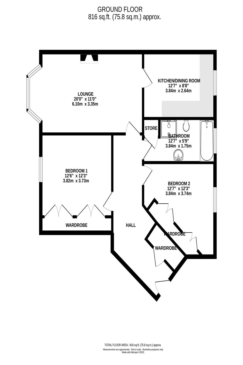2 bed flat for sale in Rochester House, Pavilion Way, Macclesfield SK10