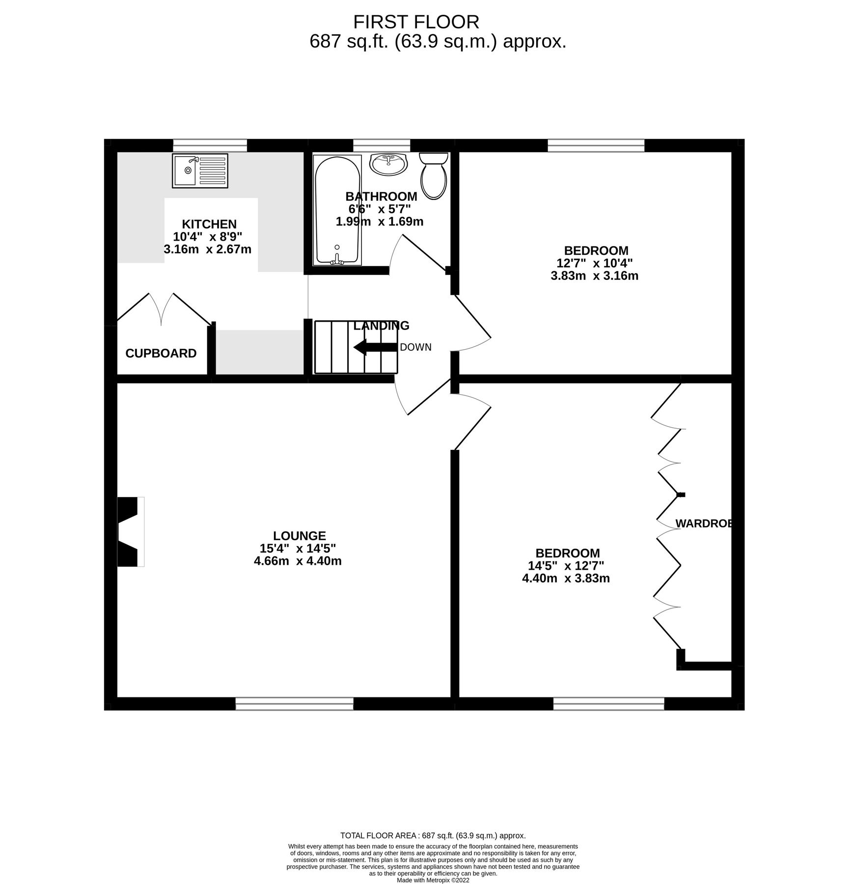 2 bed flat to rent in Richmond Avenue, Morecambe LA4 Zoopla