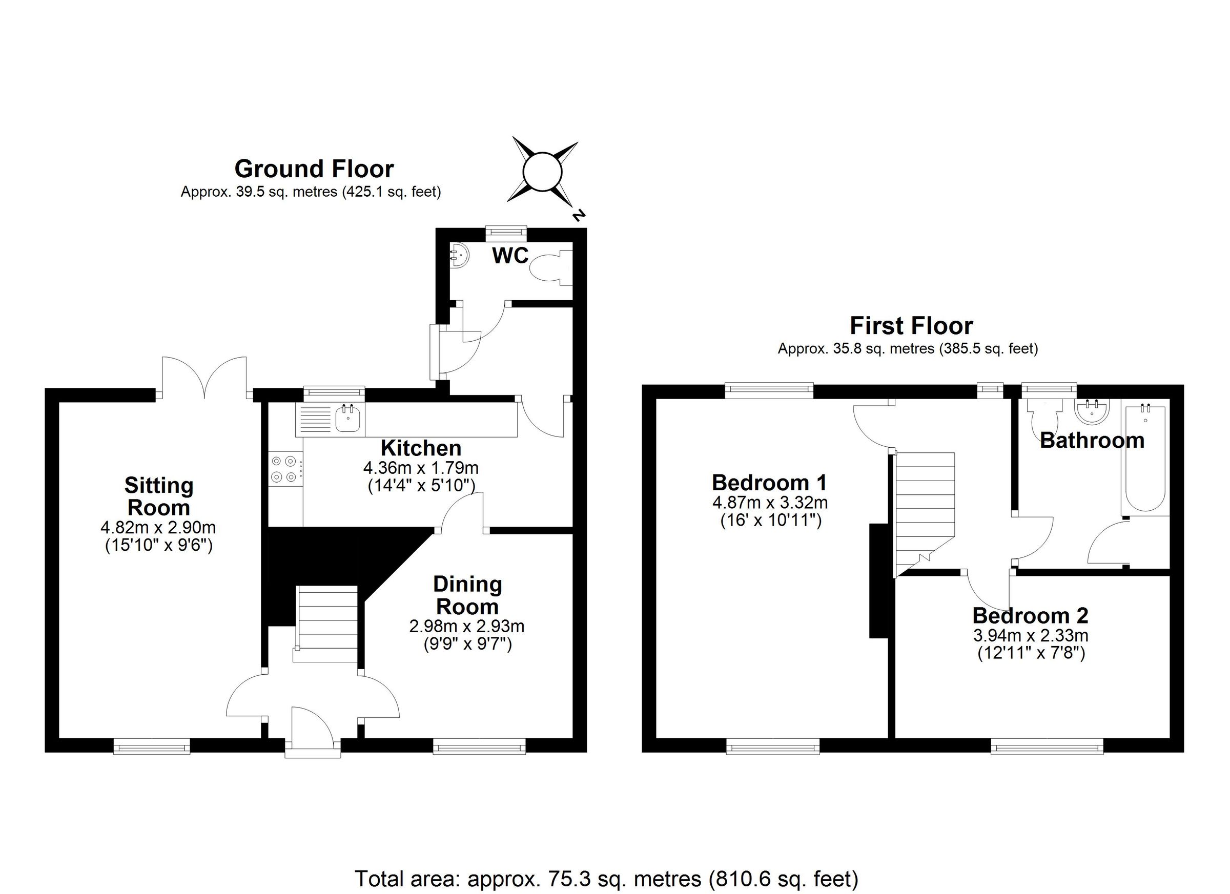 2 bed end terrace house for sale in Hertford Road, Welwyn
