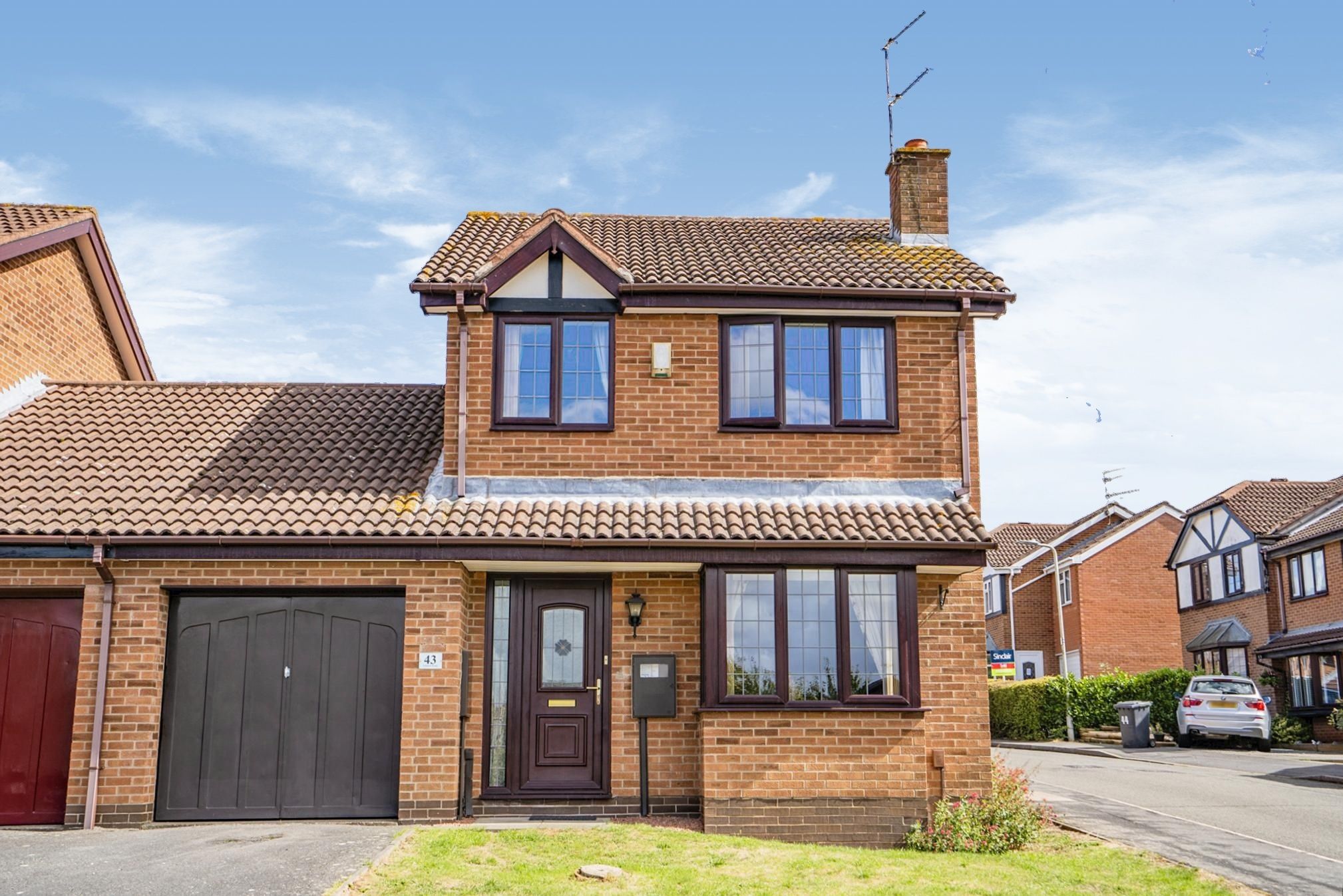 3 bed linkdetached house for sale in Ashford Road, Whitwick, Coalville