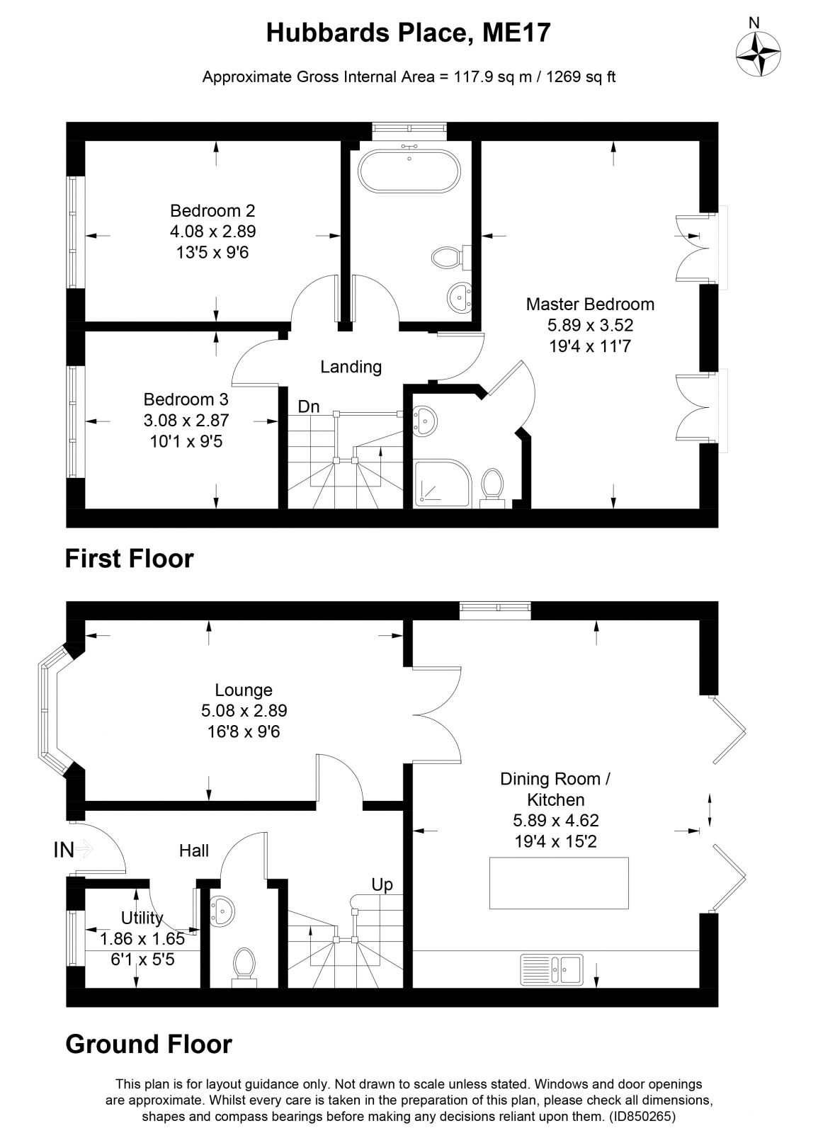 3 bed detached house for sale in Hubbards Lane, Boughton Monchelsea