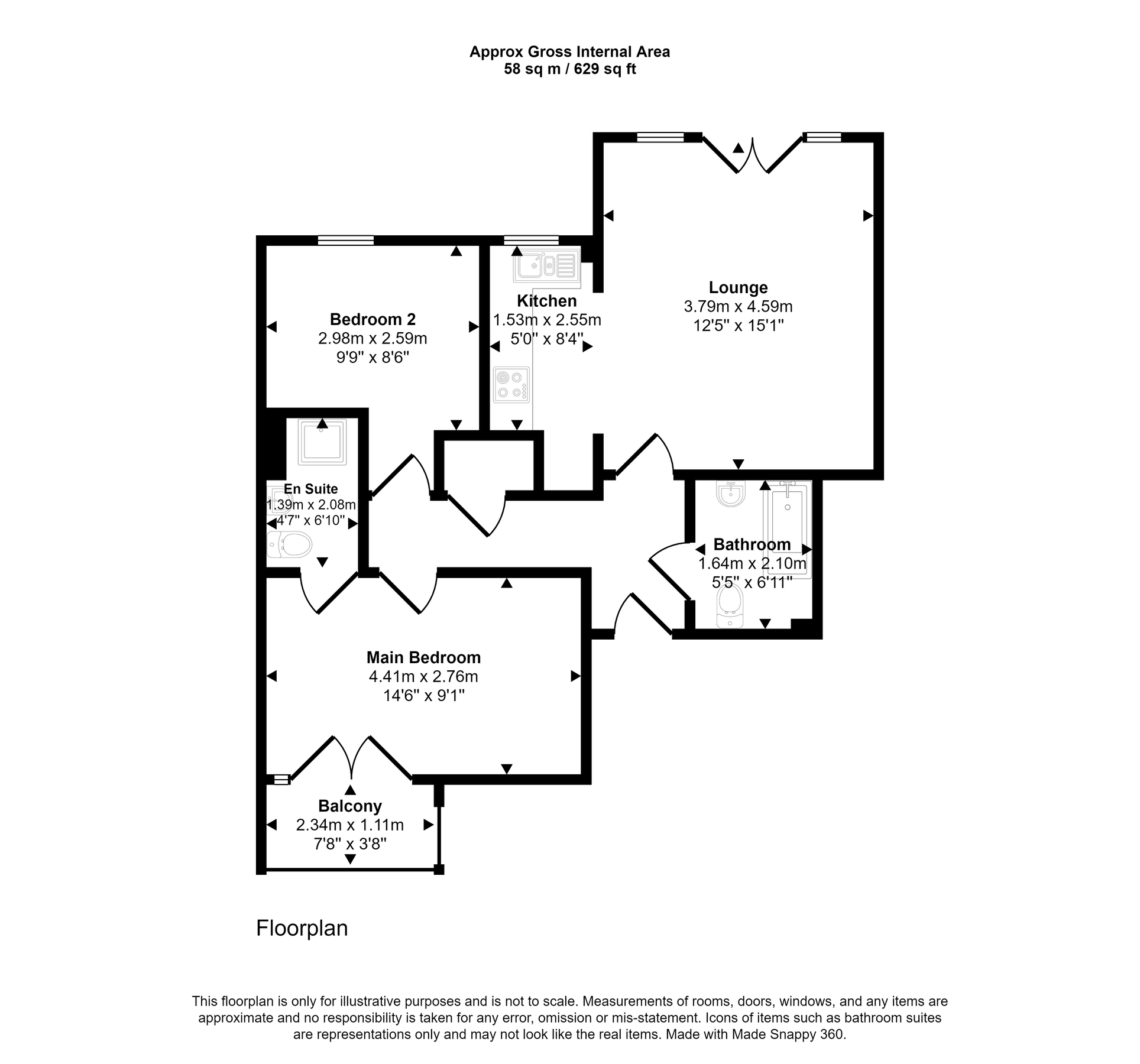 2 bed flat to rent in Tynemouth Pass, Gateshead NE8 Zoopla