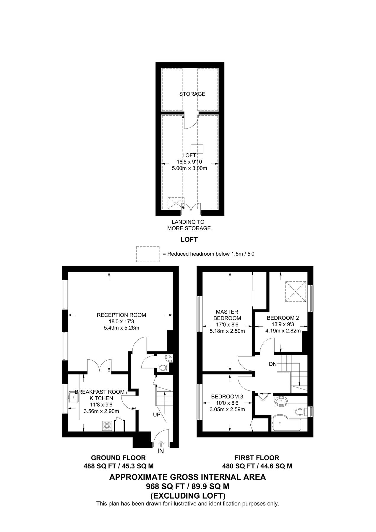 3 bed to rent in Colebrooke Place, Ottershaw, Chertsey KT16