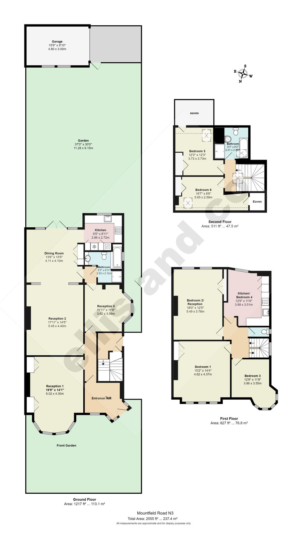 6 bed semidetached house for sale in Mountfield Road, Finchley N3 Zoopla
