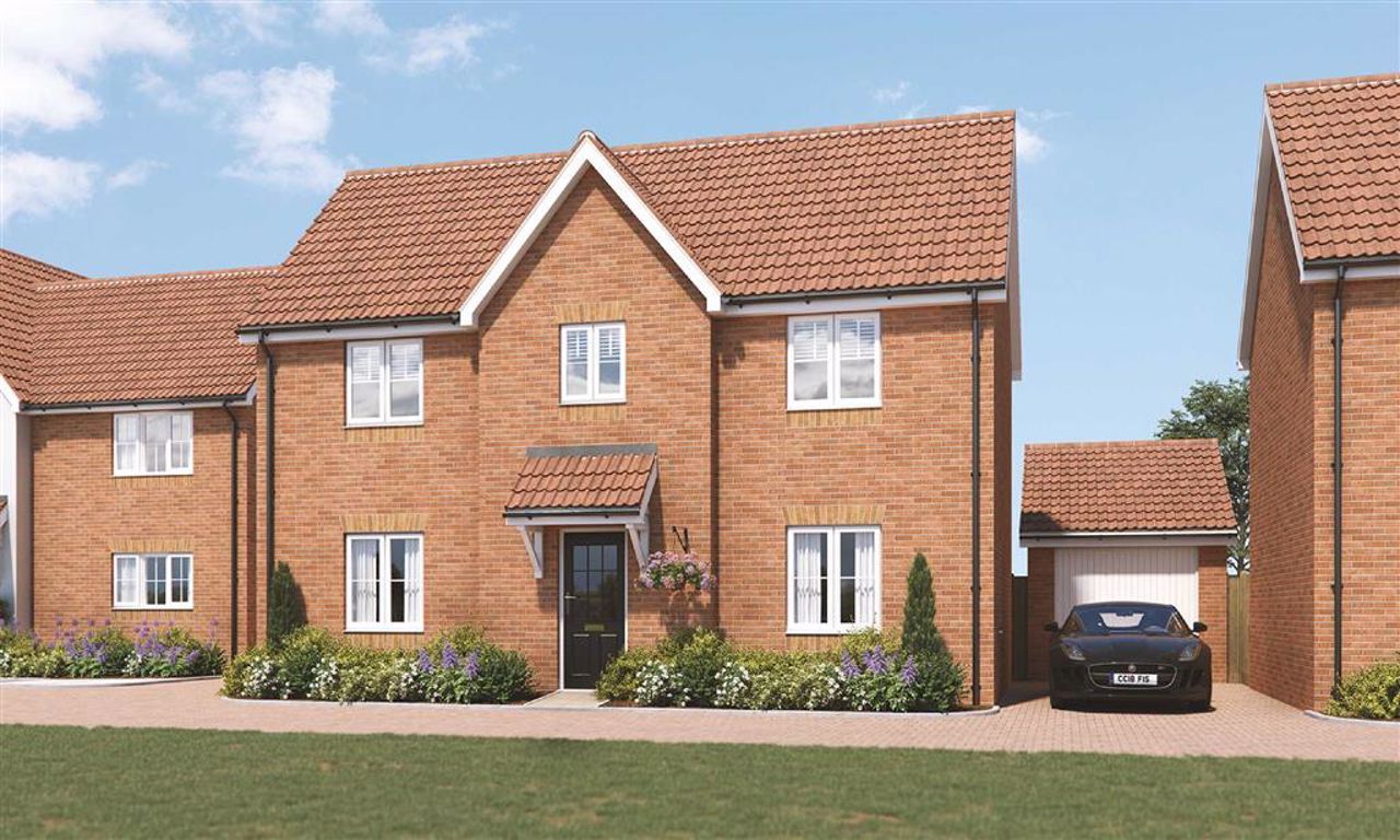 New home, 3 bed detached house for sale in Bedford Road, Houghton Regis