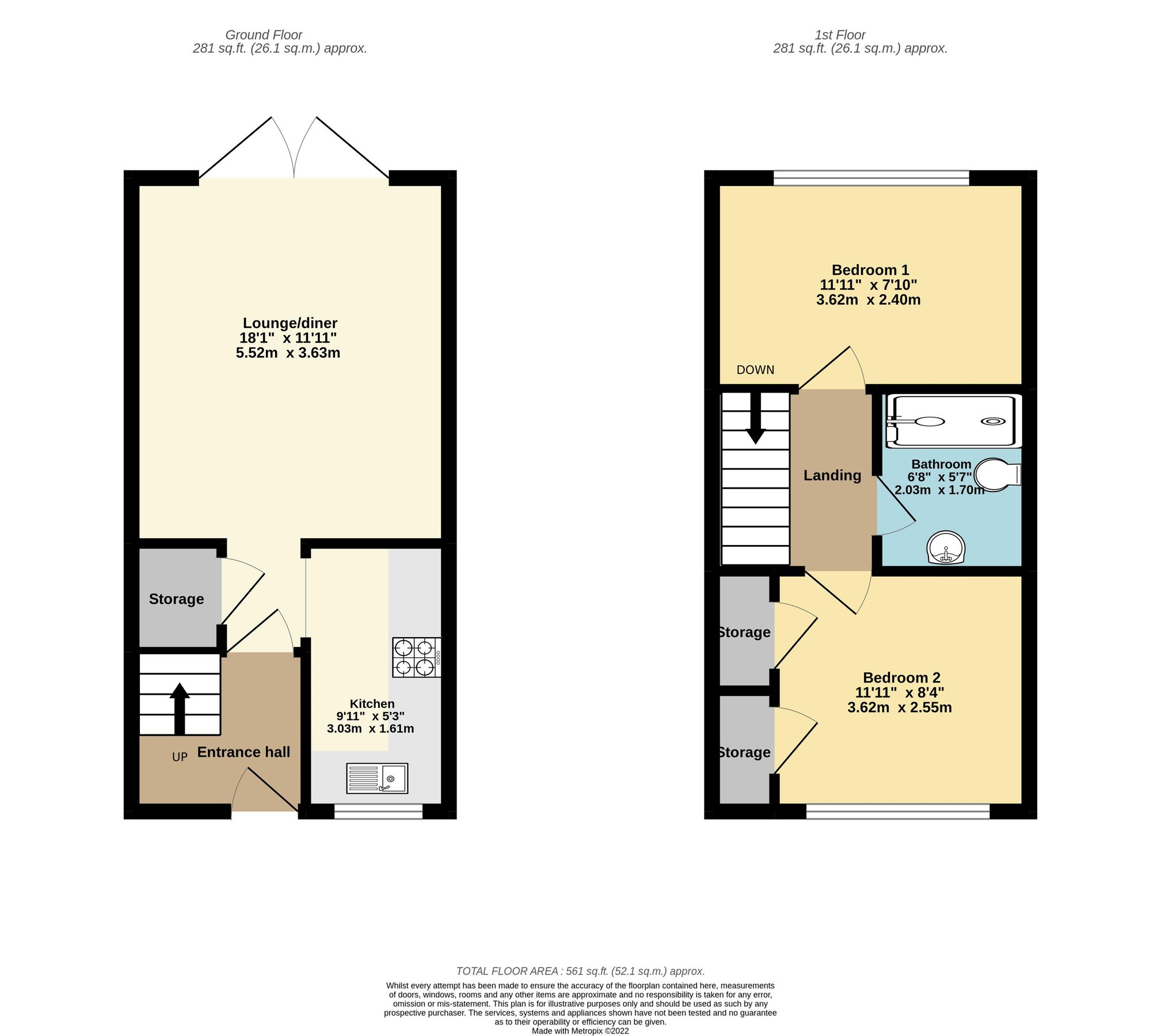 2 bed terraced house for sale in Highridge Park, Bristol