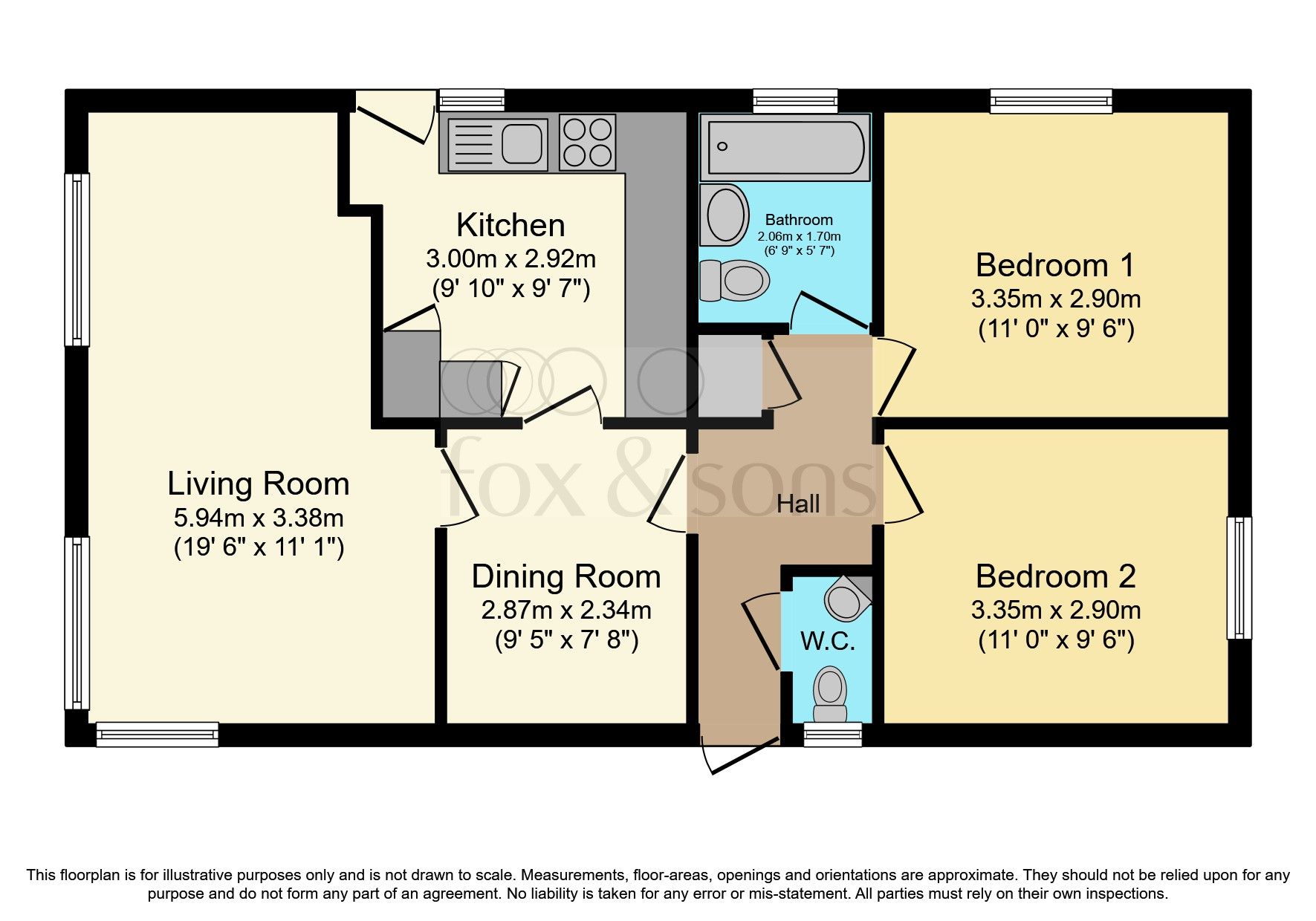 2 bed mobile/park home for sale in Lion House Park, Mill Road, Hailsham