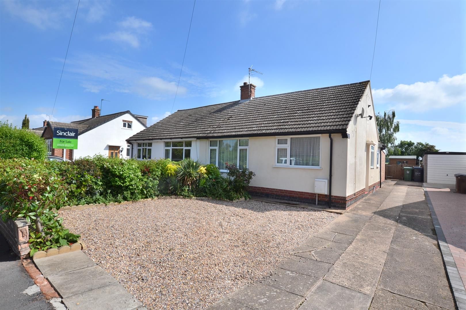 2 bed semidetached bungalow for sale in Middlefield Road, Cossington