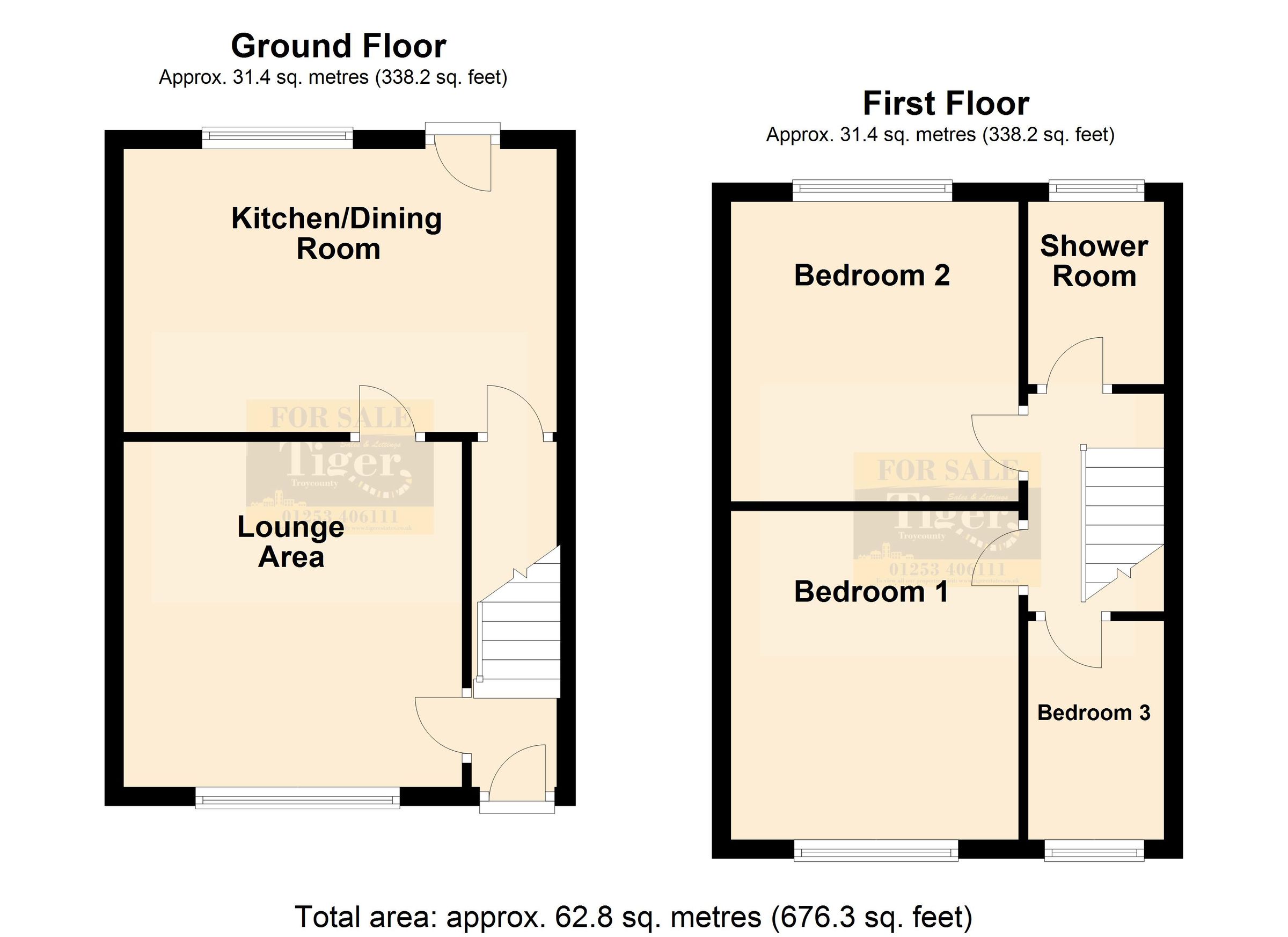3 bed terraced house for sale in Sharow Grove, Blackpool FY1 Zoopla