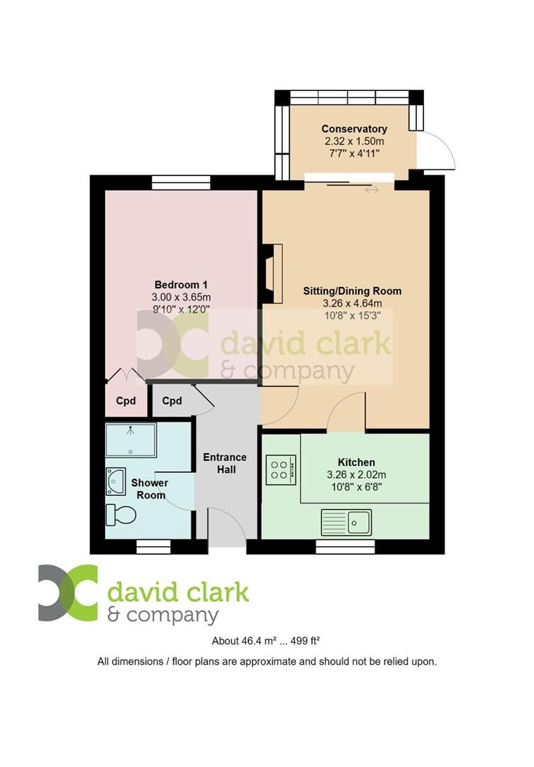 1 bed semidetached house for sale in Manor Court Road, Witchford, Ely