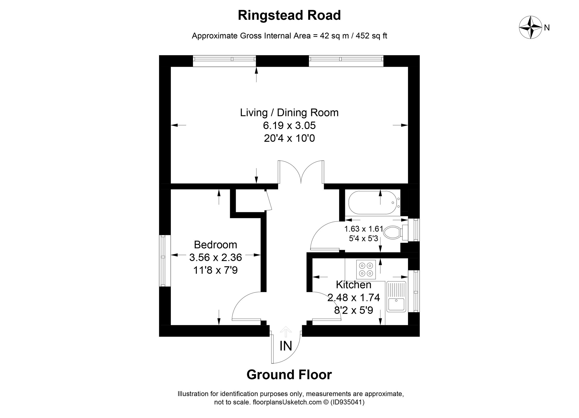 1 bed flat for sale in Ringstead Road, Sutton SM1 Zoopla