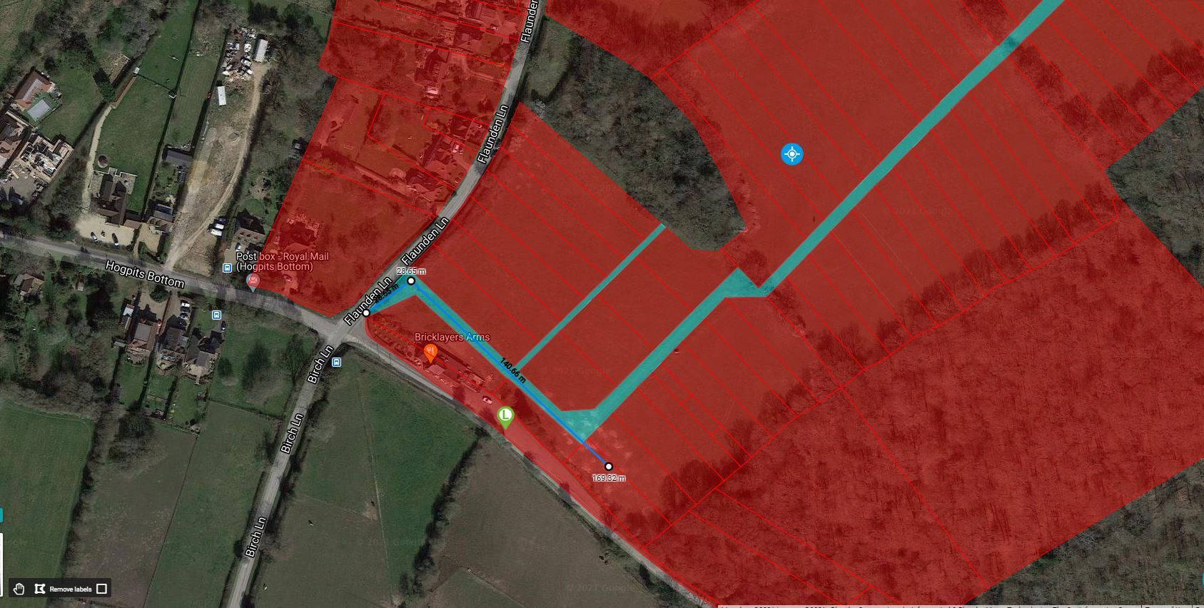 Land for sale in Flaunden Lane, Hertfordshire HP3 Zoopla