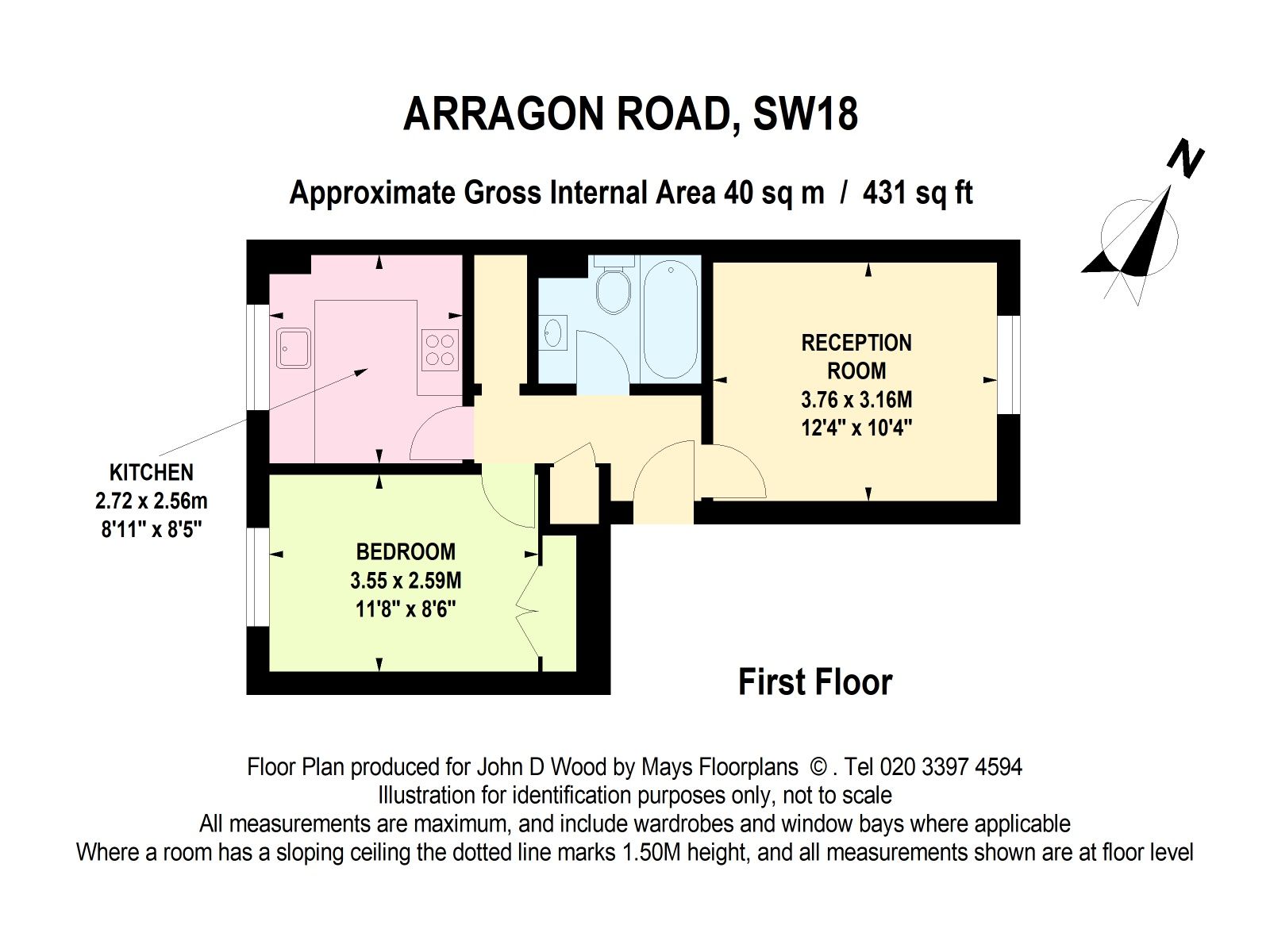 1 bed flat for sale in Arragon Road, Southfields, London SW18 Zoopla