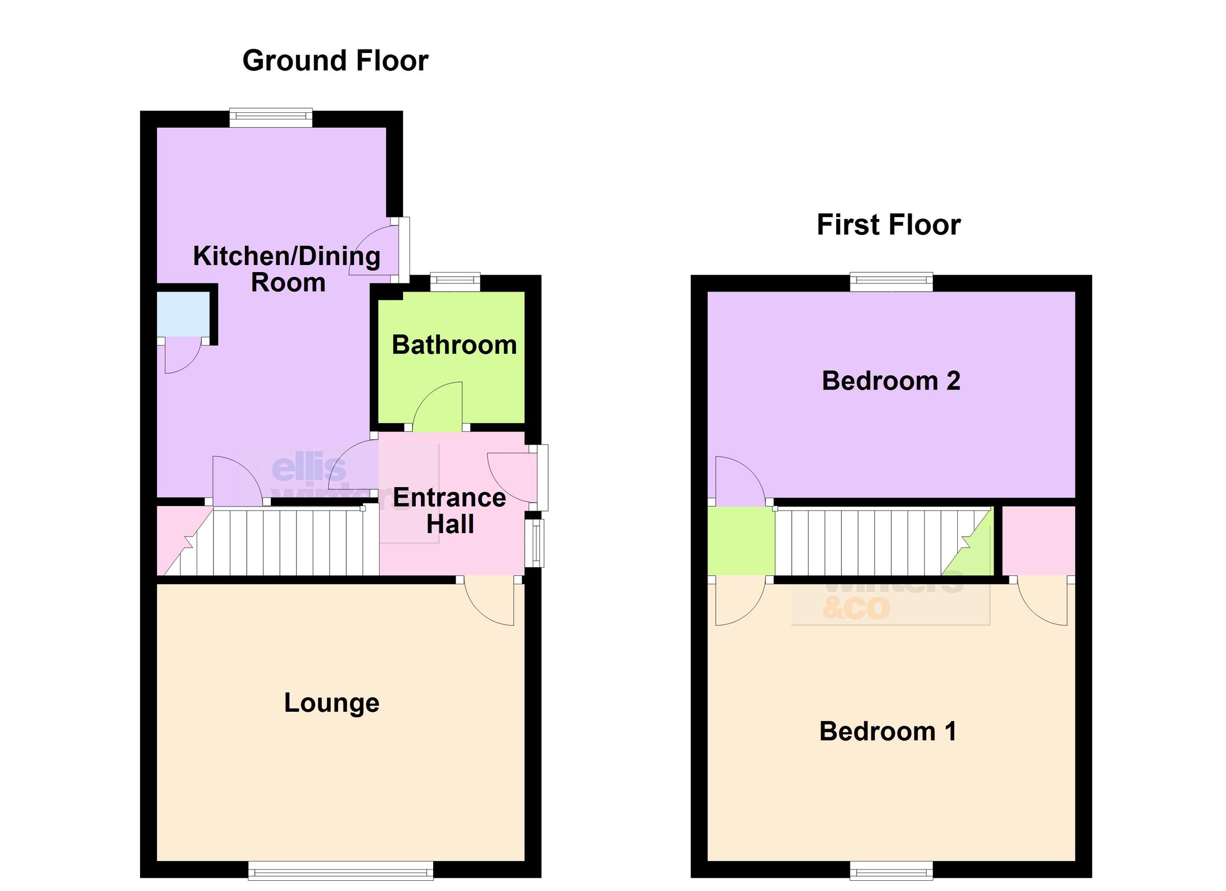 2 bed semidetached house for sale in Simmer Piece, Fenstanton