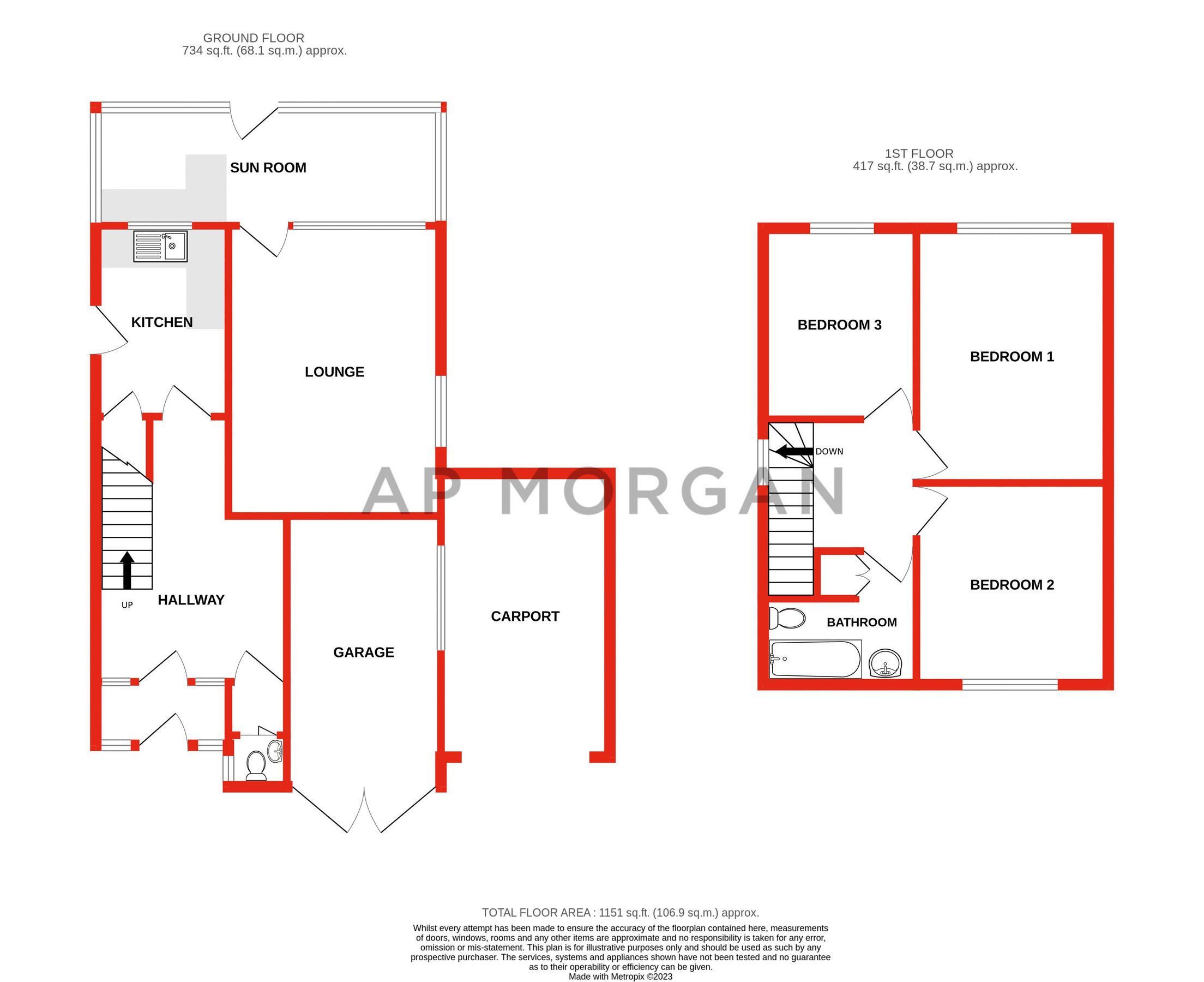 3 bed detached house for sale in Braces Lane, Marlbrook, Bromsgrove B60