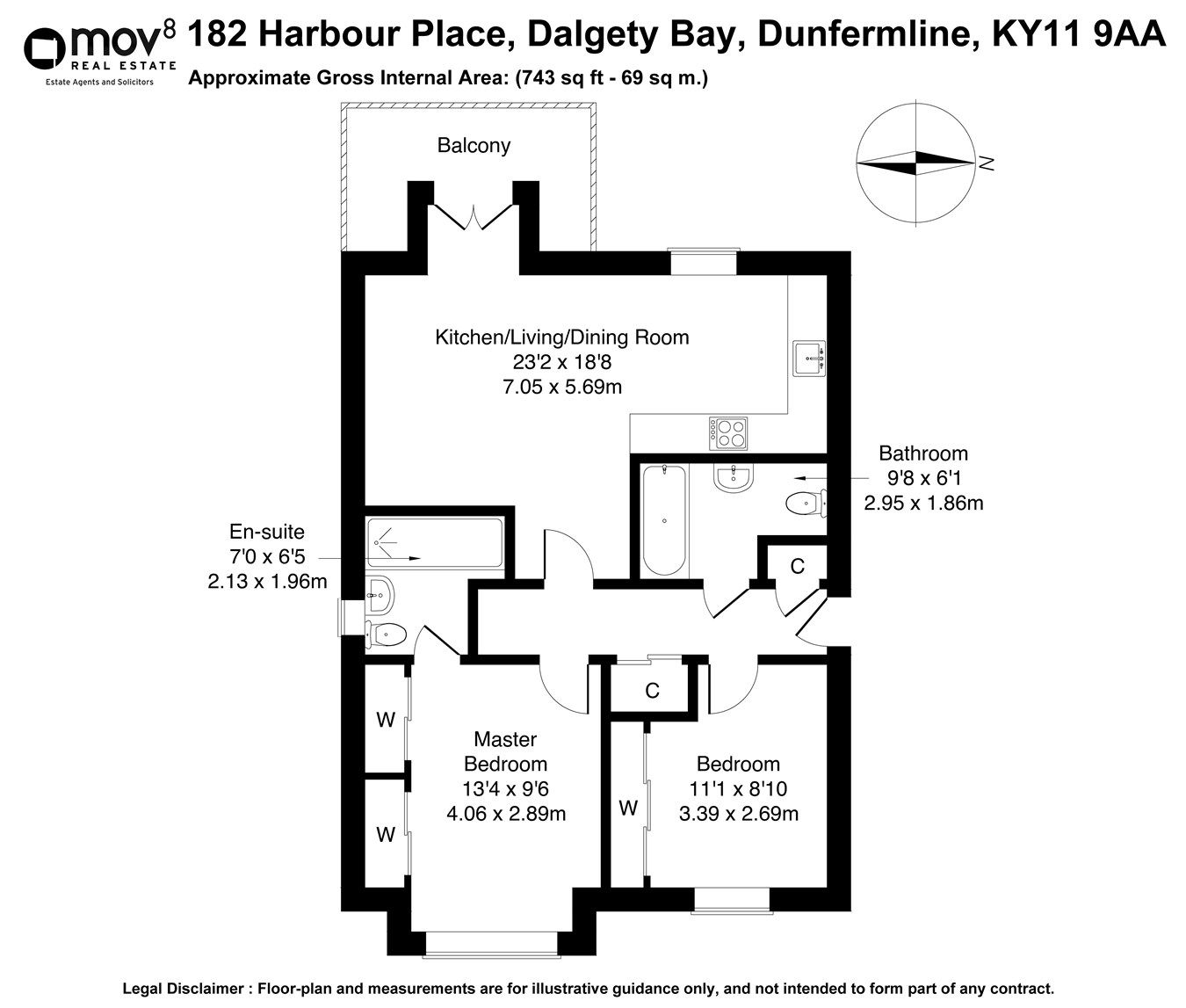 2 bed flat for sale in Harbour Place, Dalgety Bay, Dunfermline KY11