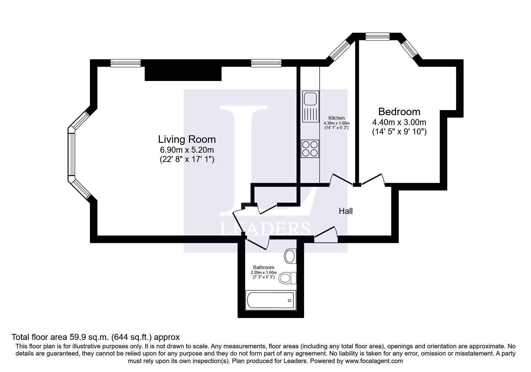 1 bed flat for sale in Road, Worthing, West Sussex BN11 Zoopla