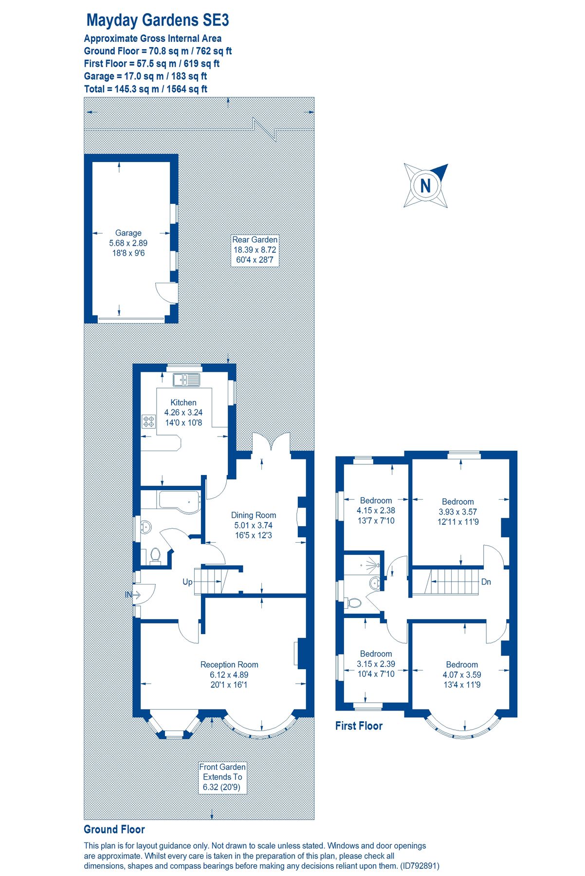 4 bed semidetached house for sale in Mayday Gardens, London SE3 Zoopla
