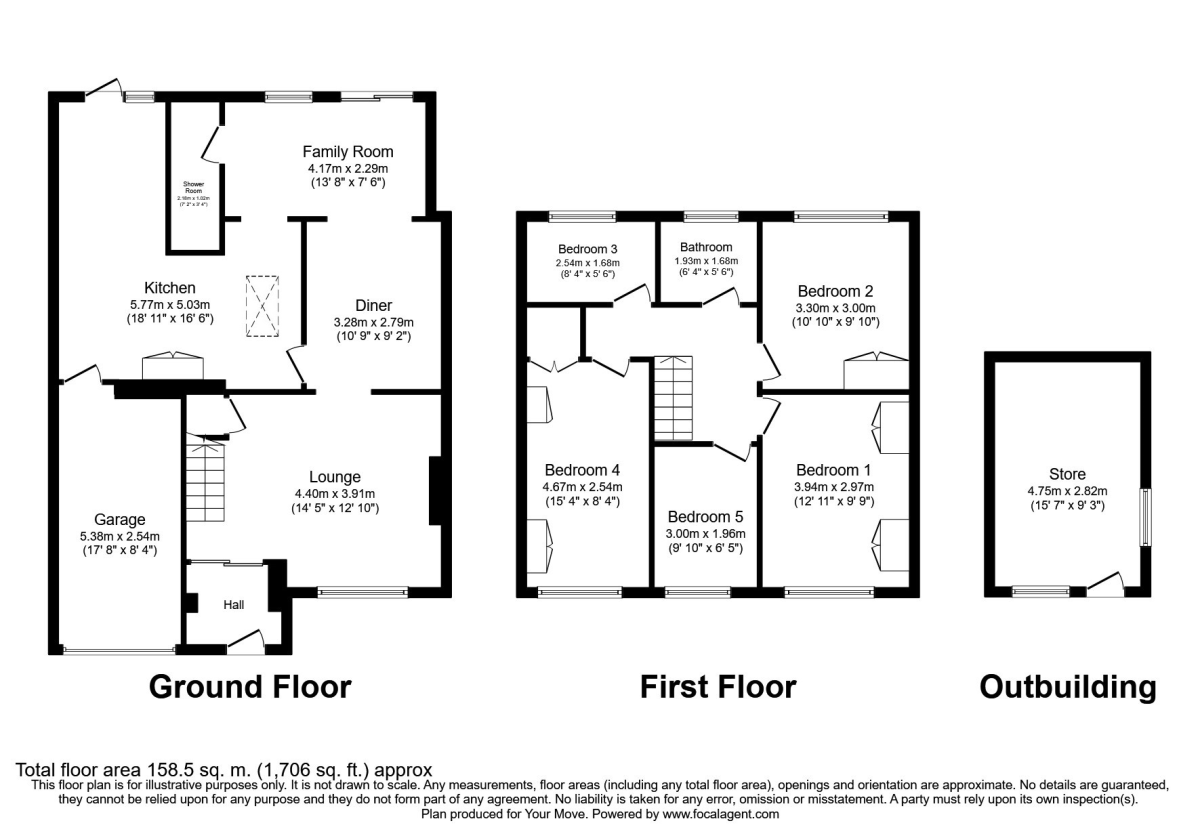5 bed semidetached house to rent in Viking Road, Northfleet, Gravesend