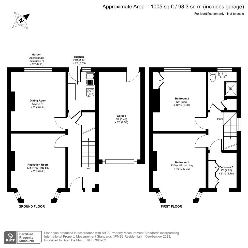 3 bed semidetached house for sale in Cranmore Road, Chislehurst BR7