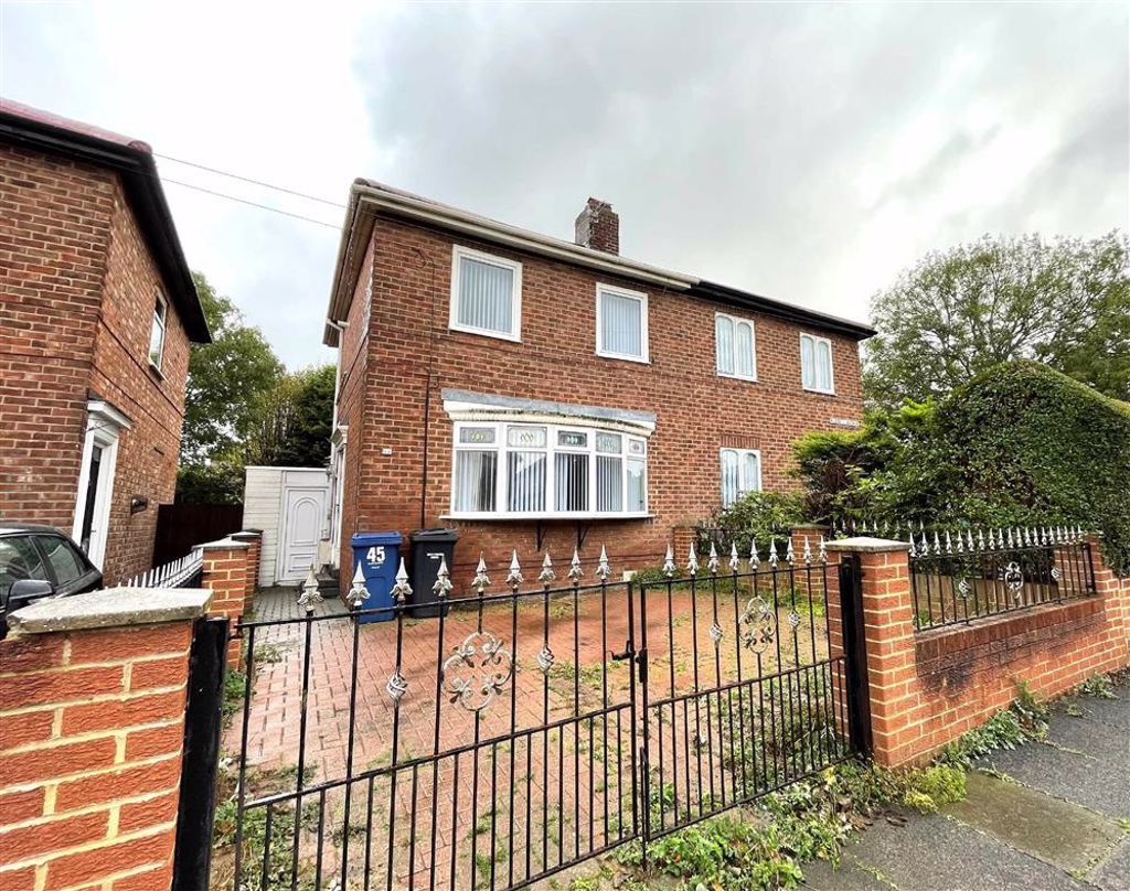 3 bed semidetached house for sale in Russell Avenue, South Shields
