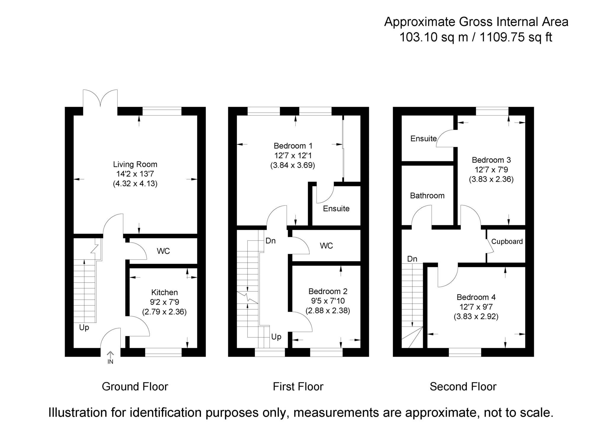 4 bed town house for sale in Highbury Square, Southgate, London N14