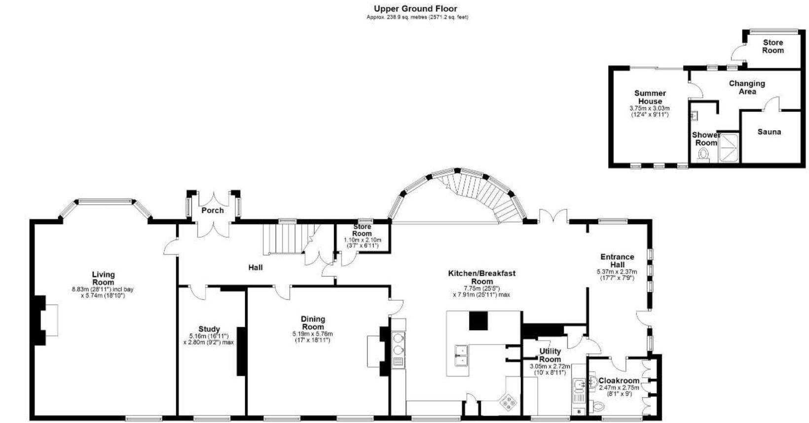 6 bed detached house for sale in The Nook, Whissendine, Oakham LE15