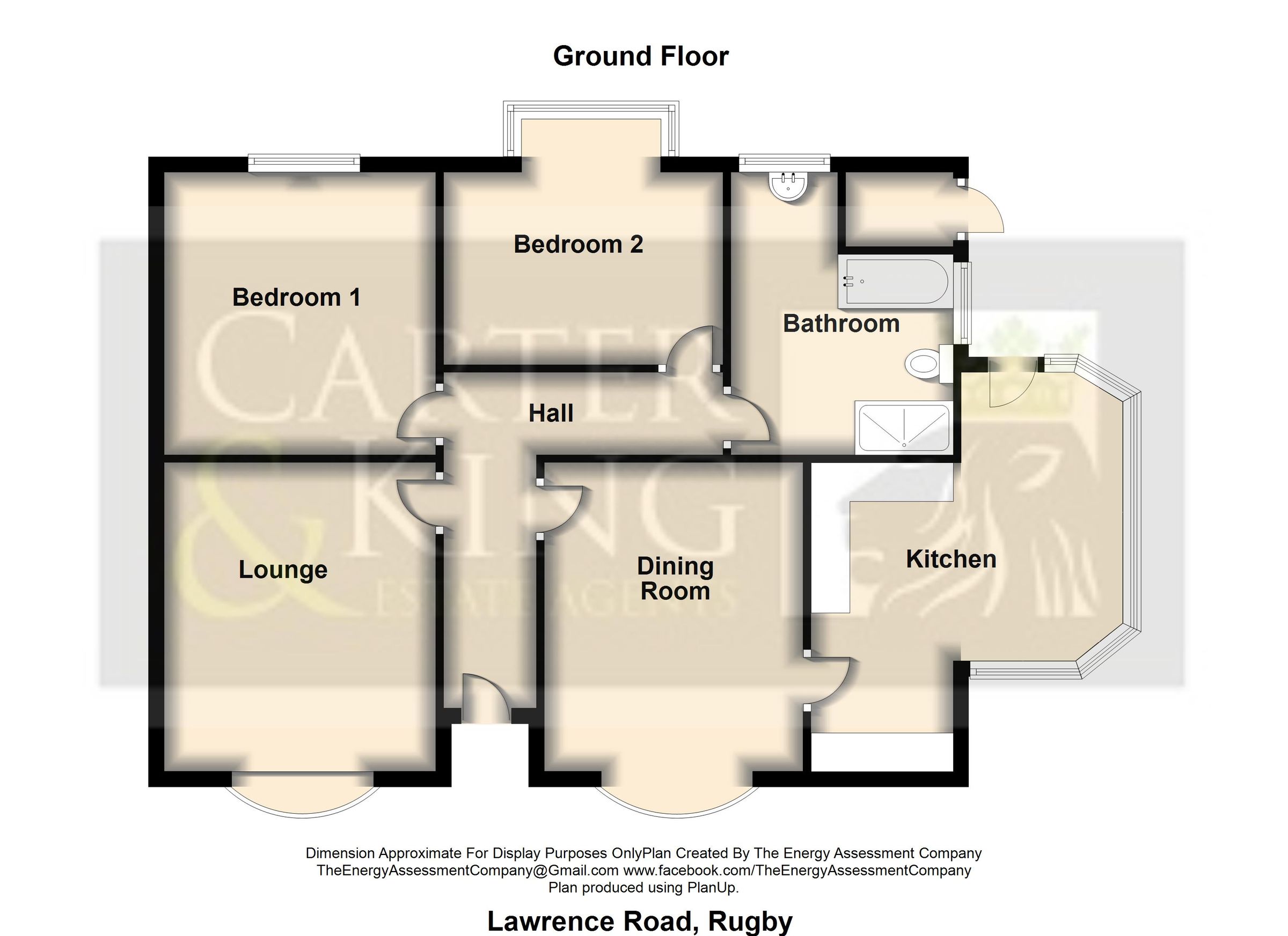 2 bed detached house for sale in Lawrence Road, Rugby CV21 Zoopla