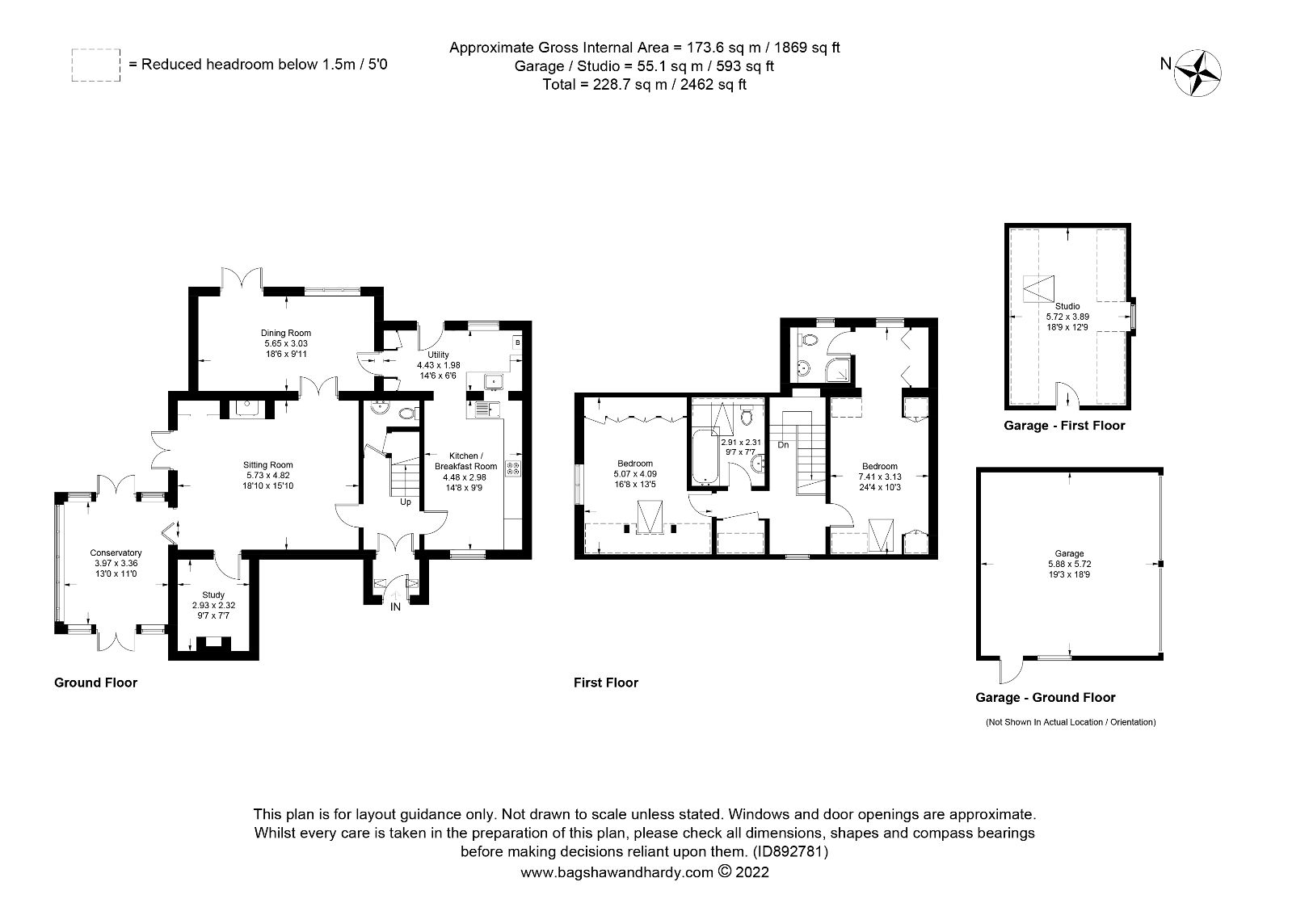2 bed detached house for sale in Moons Lane, Dormansland, Lingfield RH7