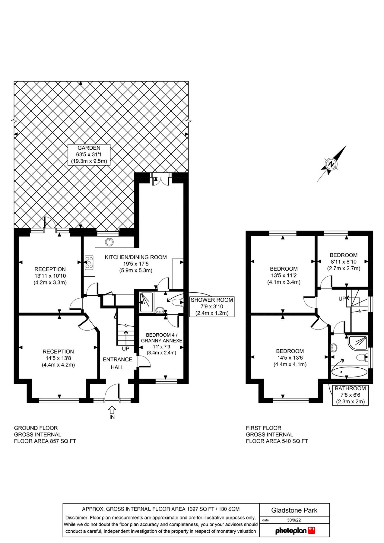 4 bed semidetached house for sale in Gladstone Park Gardens, London