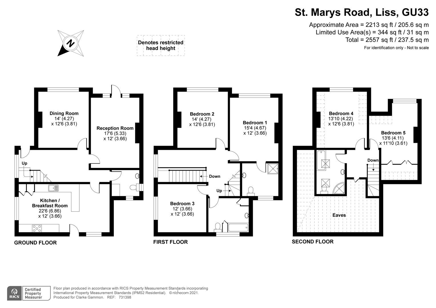 5 bed semidetached house for sale in St. Marys Road, Liss GU33 Zoopla