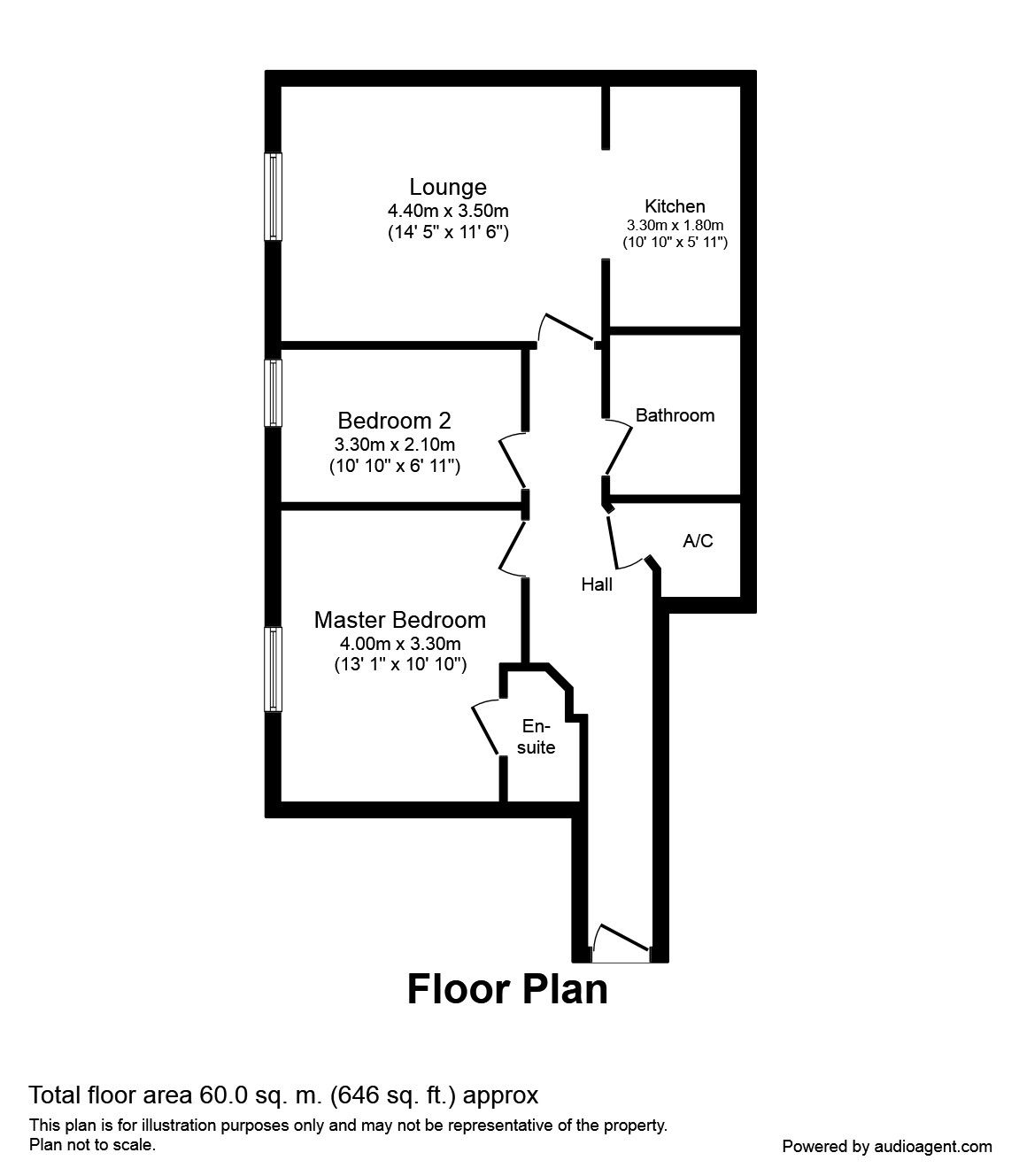 2 bed flat for sale in Beckford Court, Tyldesley, Manchester, Greater