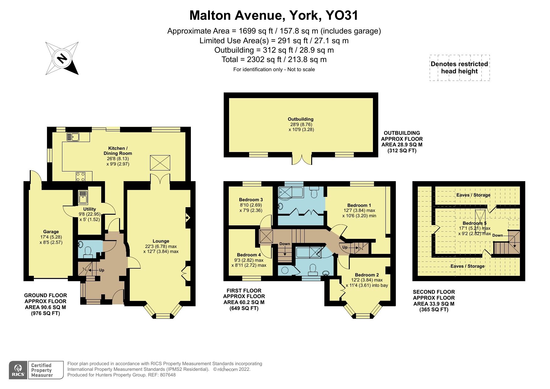 5 bed semidetached house for sale in Malton Avenue, York, North Yorkshire YO31 Zoopla