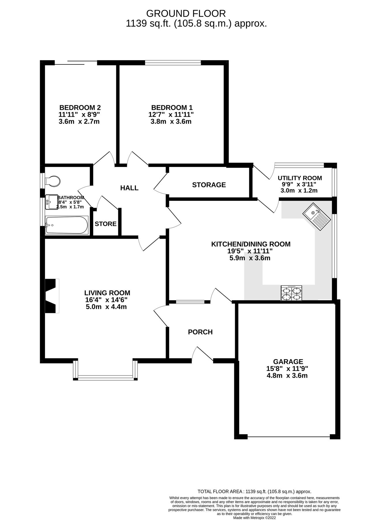 2 bed bungalow for sale in Lorton Close, Fulwood, Preston, Lancashire