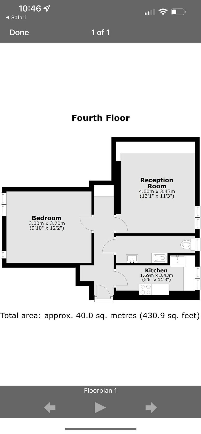 1 bed flat to rent in Street, London WC1H Zoopla