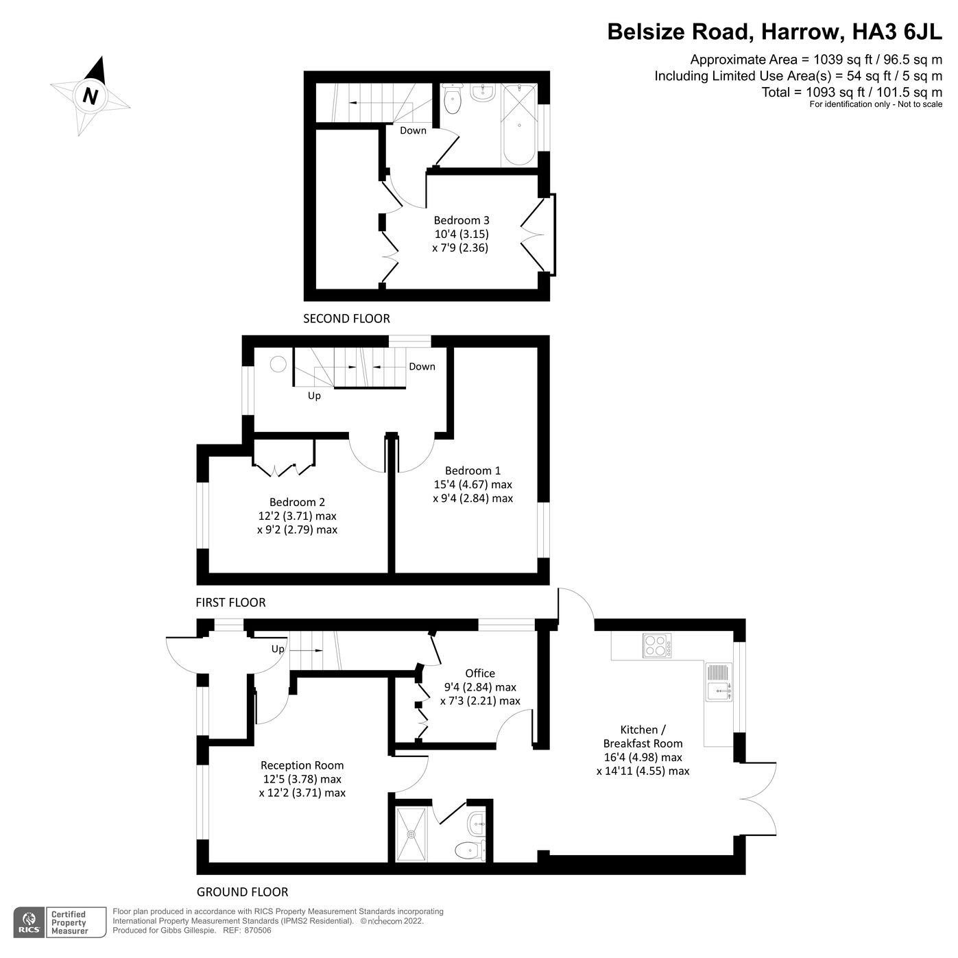 4 bed semidetached house for sale in Belsize Road, Harrow, Middlesex