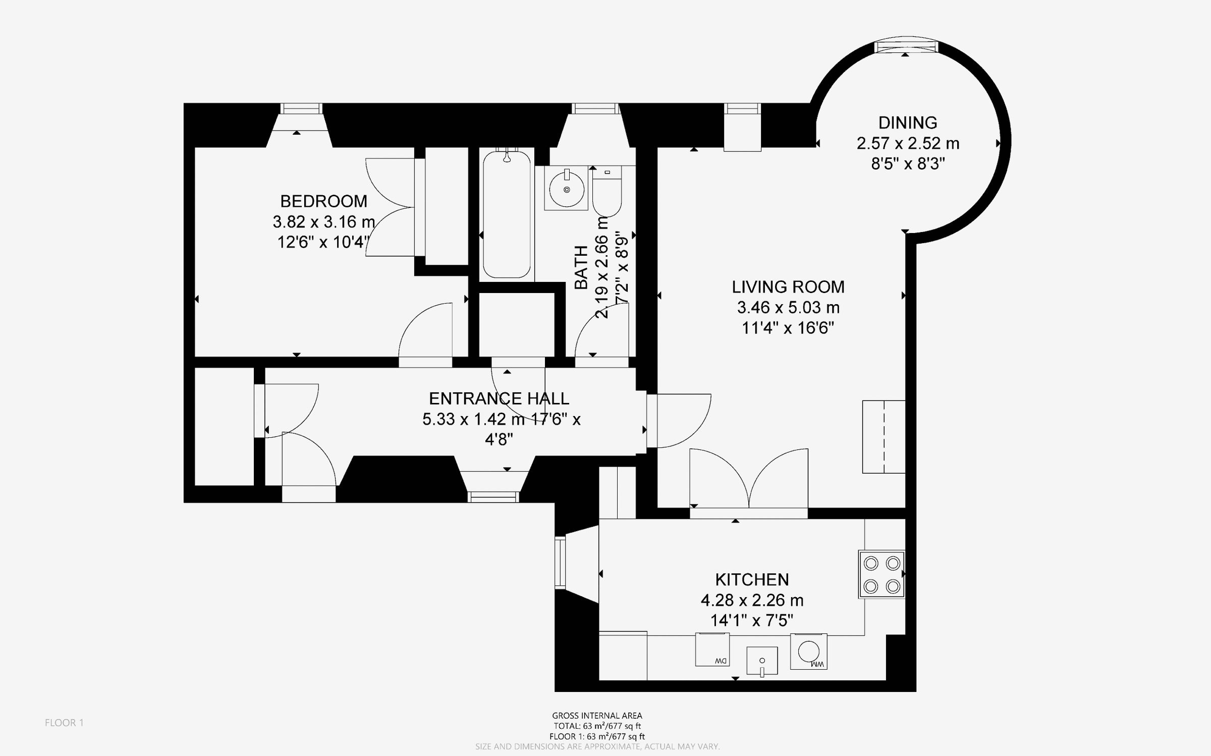 1 bed flat for sale in Coplaw Court, Glasgow G42 Zoopla