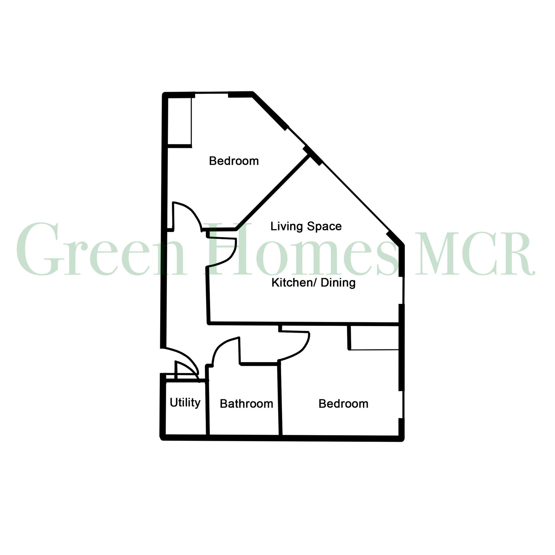 2 bed flat for sale in 6 Langworthy Road, Salford M5 Zoopla