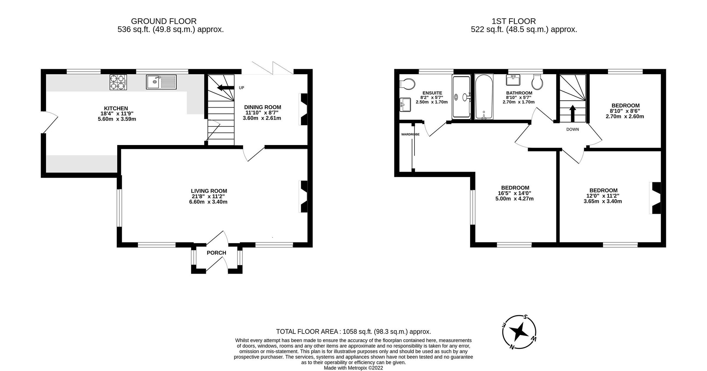 3 bed end terrace house for sale in Moss Cottages, Lower Gustard Wood
