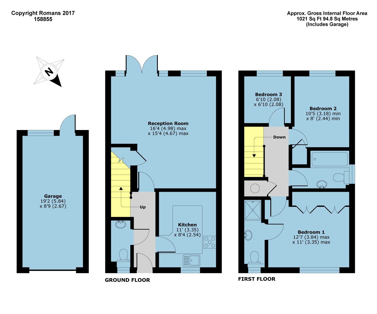 3 bed end terrace house for sale in Chobham Road, Sunningdale