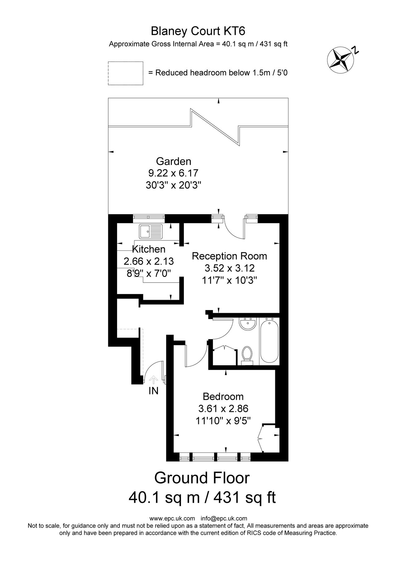 1 bed flat for sale in Hook Rise North, Surbiton KT6 Zoopla
