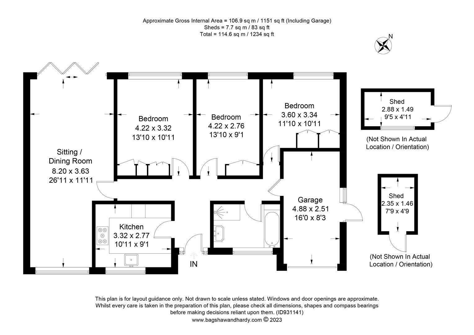 3 bed detached bungalow for sale in Sheridans Road, Bookham KT23 Zoopla