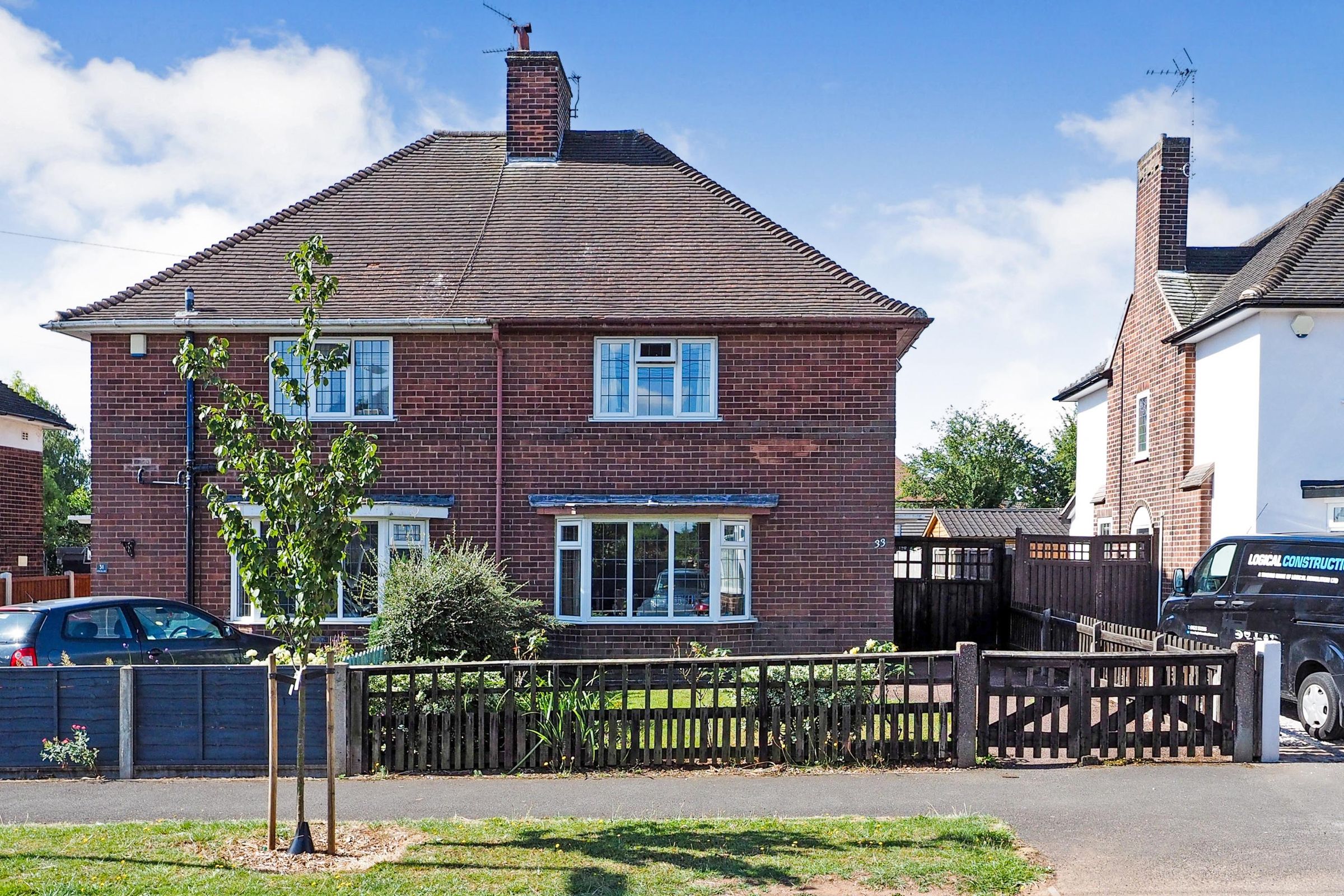 3 bed semidetached house for sale in Long Hill Rise, Hucknall