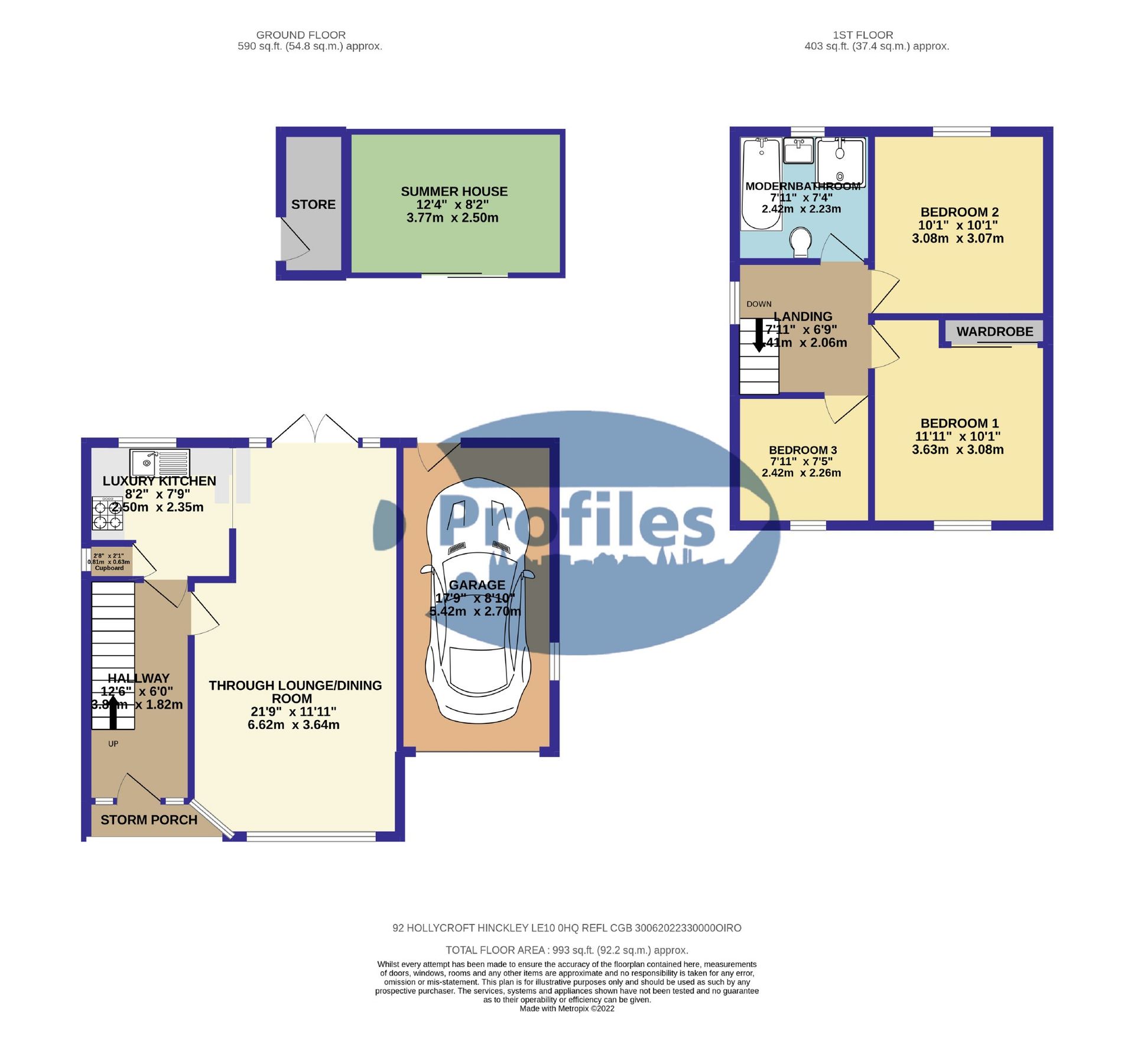 3 bed detached house for sale in Hollycroft, Hinckley LE10 Zoopla