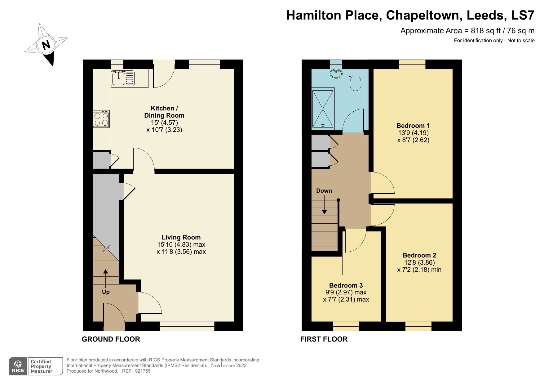 3 bed terraced house for sale in Hamilton Place, Chapeltown, Leeds LS7